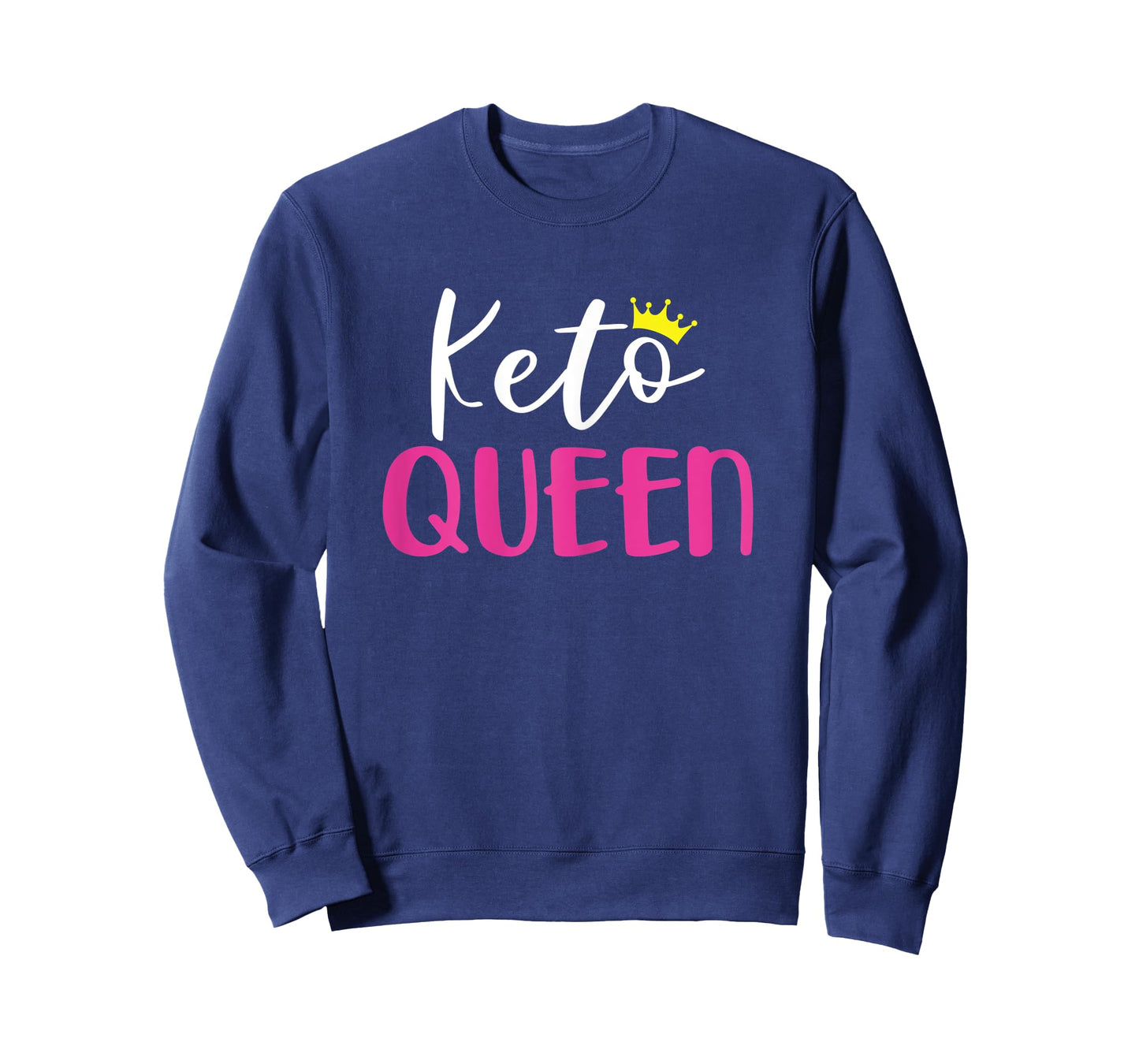 Womens Keto Queen Shirt With Crown Funny Ketosis Diet Tee T-Shirt