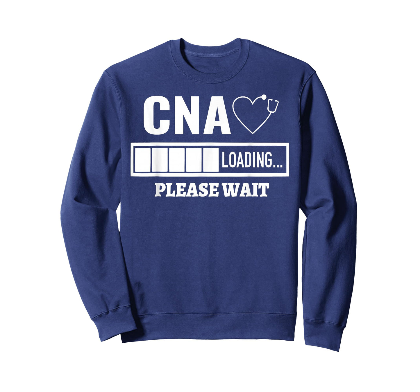 CNA Nursiing Certified Nurse Assistant Stethoscope Loading T-Shirt