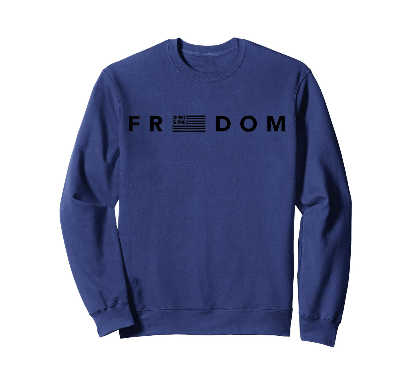 Freedom American Flag Christ is King Design T-Shirt