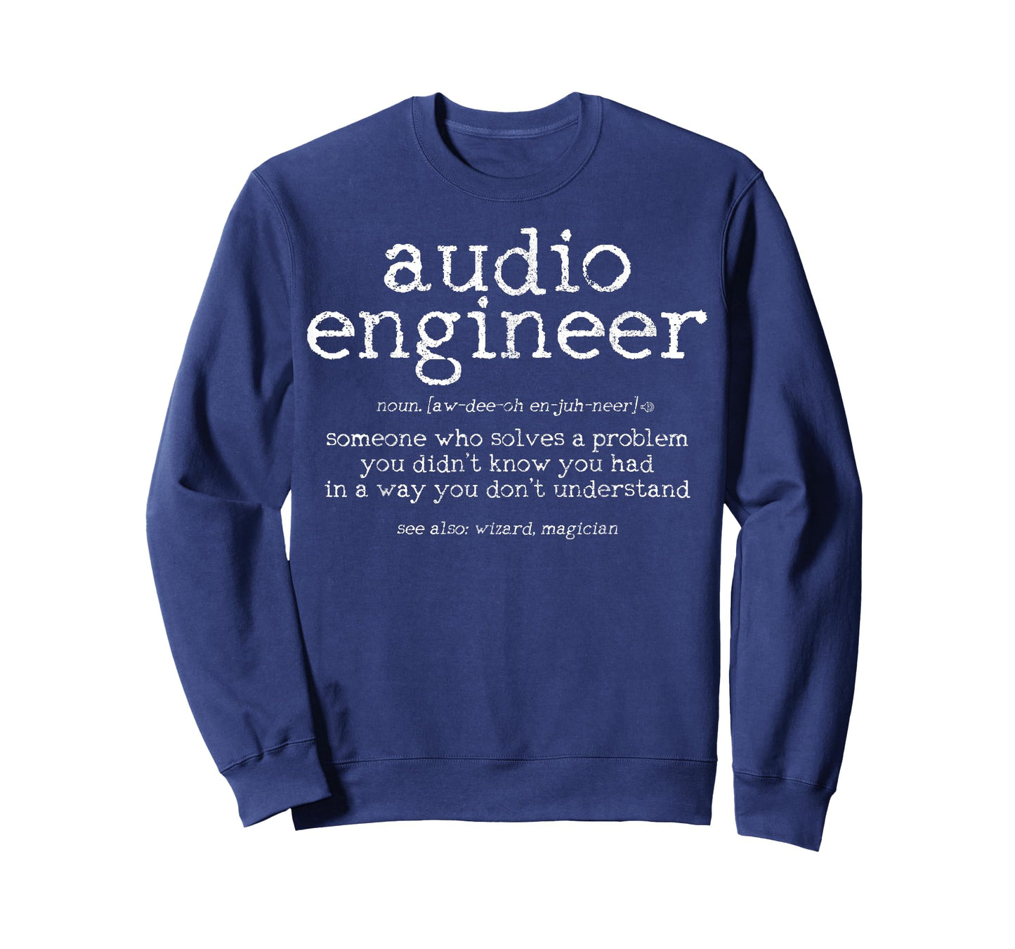 Audio Engineer Definition Sound Technician Engineering T-Shirt