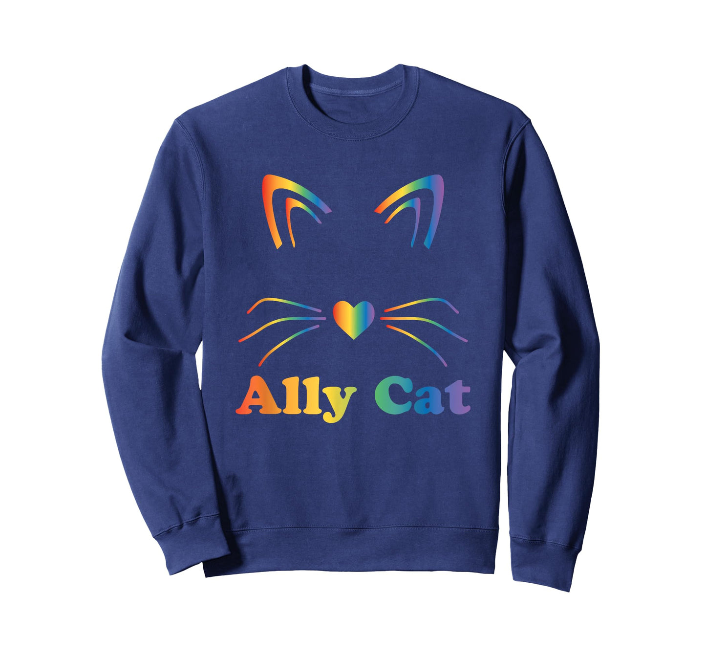 LGBTQ + Ally Cat, LGBTQ Ally Cat Pride Shirts T-Shirt for Men Women