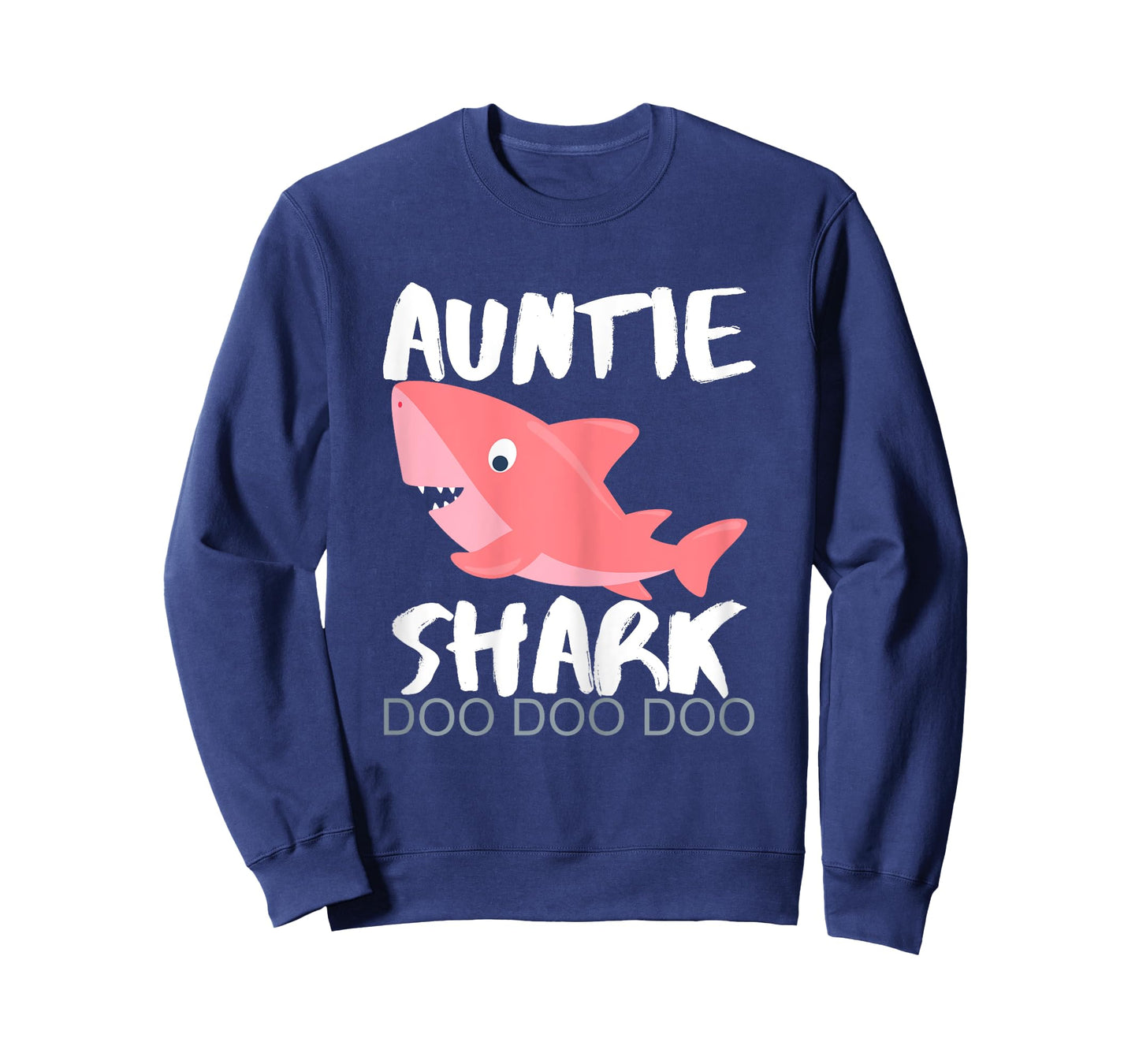 Auntie Shark Christmas Birthday Gift From Niece Nephew Women T-Shirt