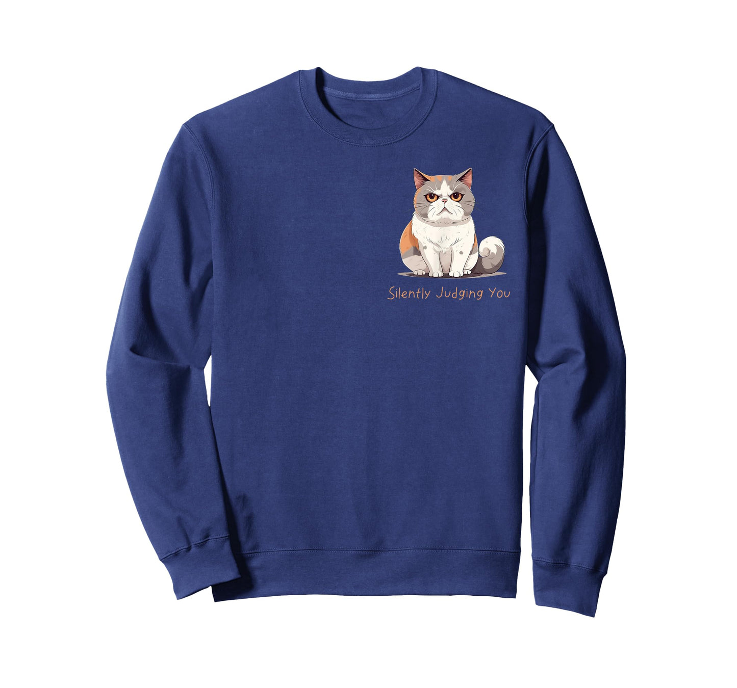 "Silently Judging You" funny cat graphic design T-Shirt