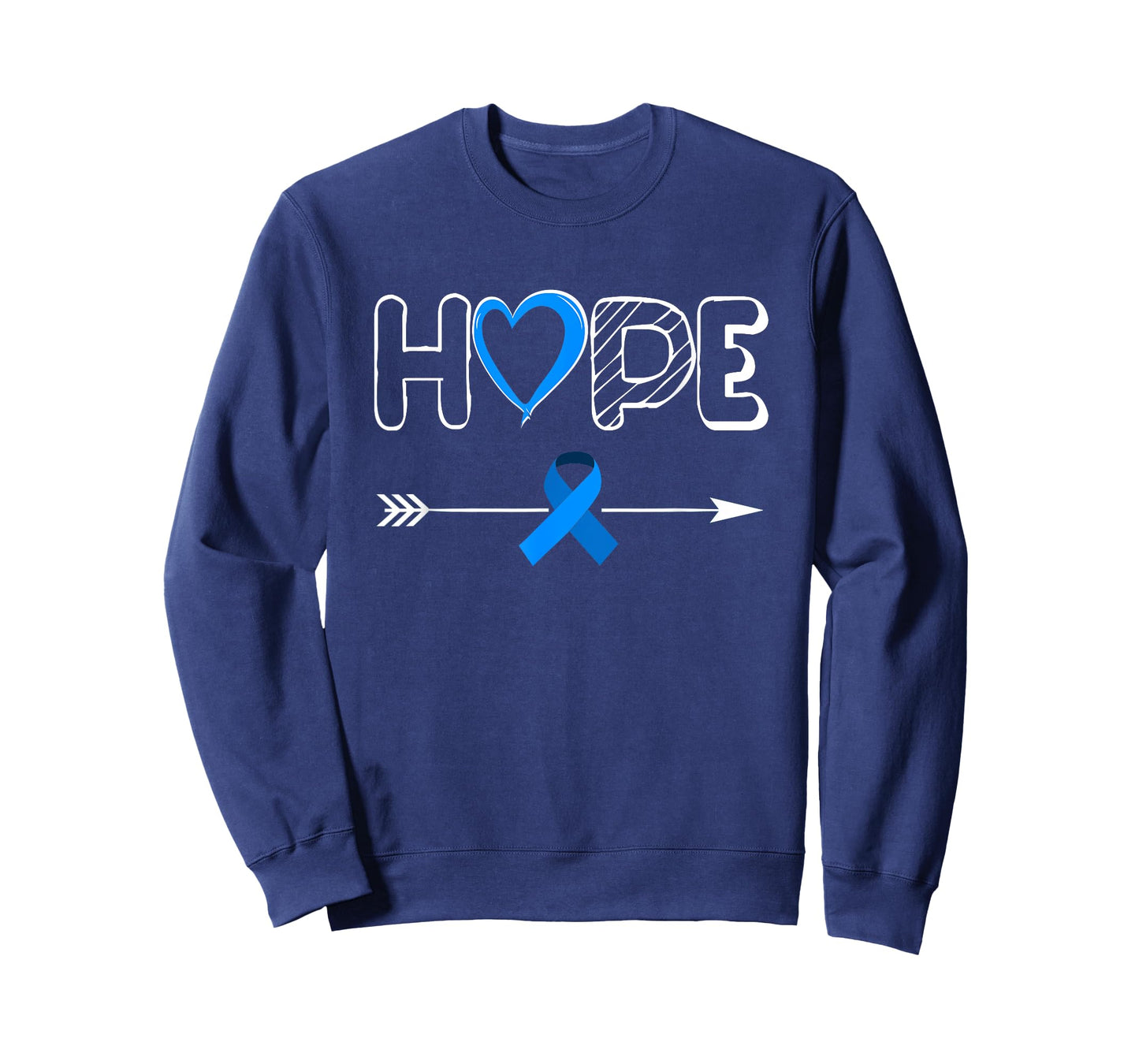 Child Abuse Awareness Shirts Hope Blue Ribbon Shirt T-Shirt