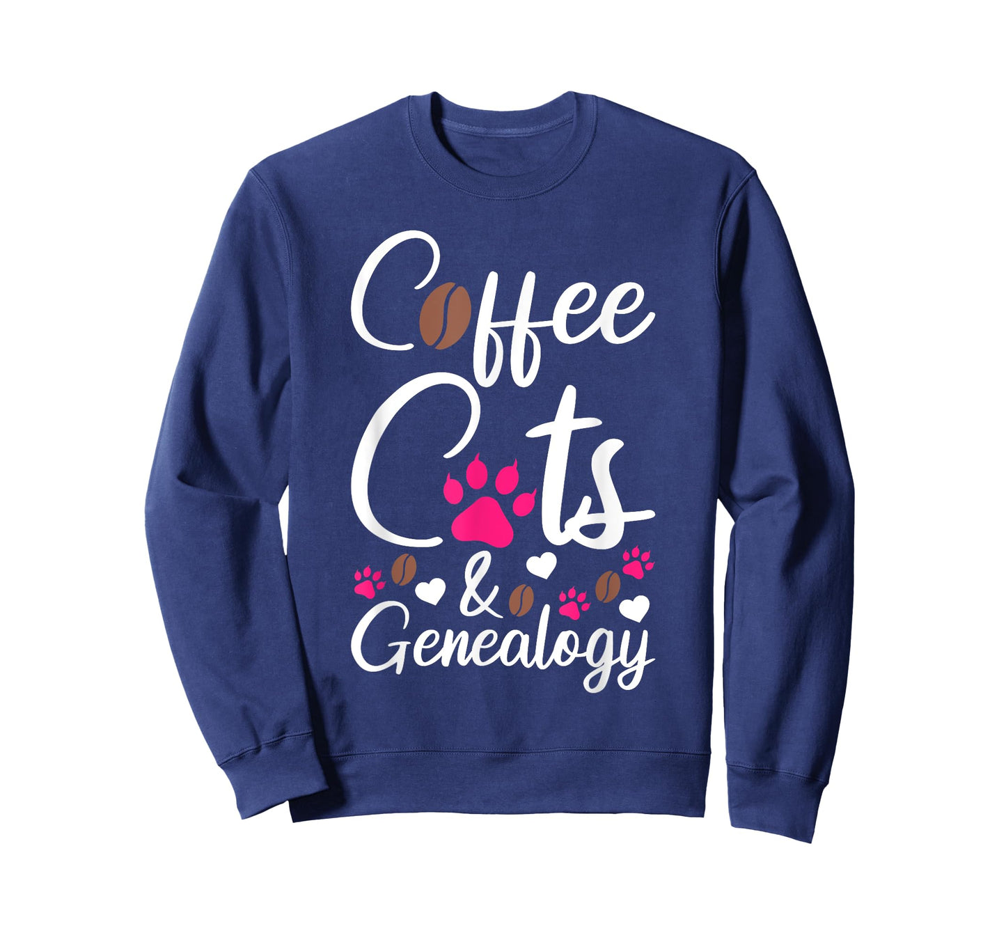 Coffee Cats and Genealogy Ancestry Genealogist T-Shirt