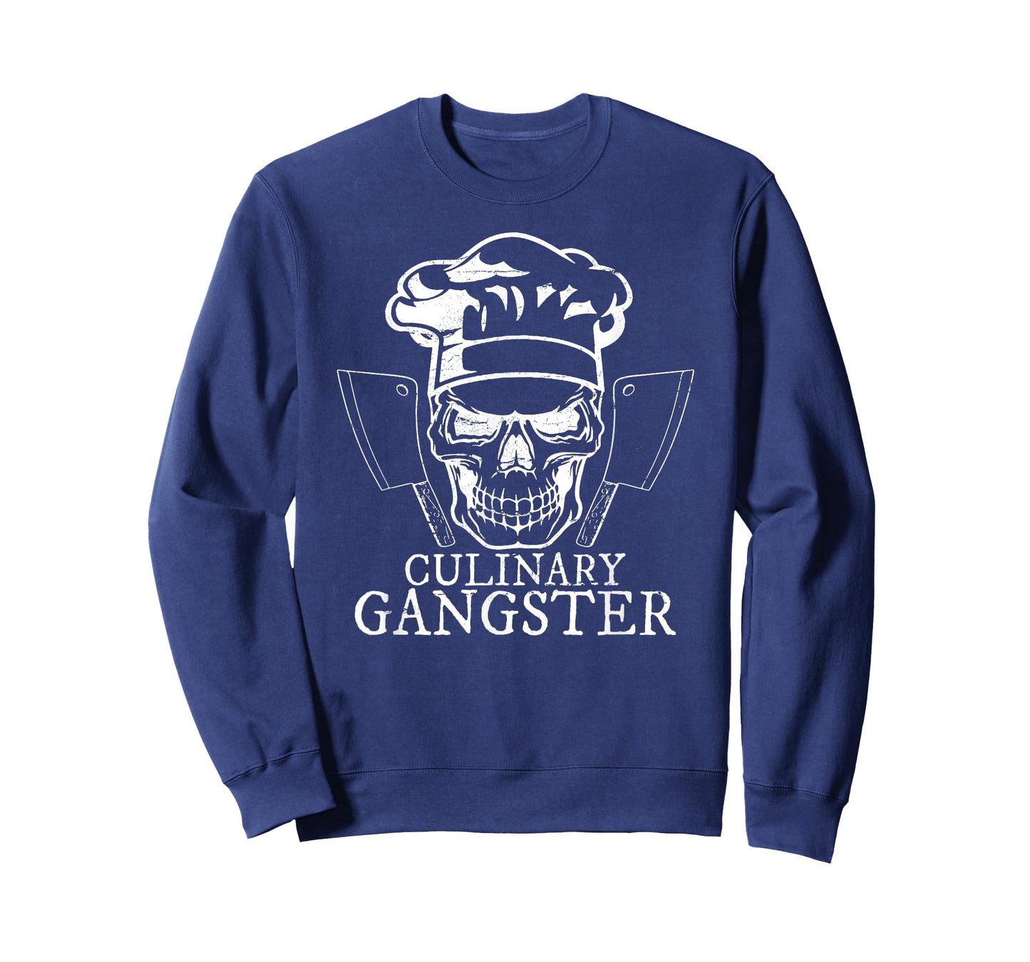 Culinary Gangster Shirt Funny Chef Gift Skull Hat Cooking T-Shirt