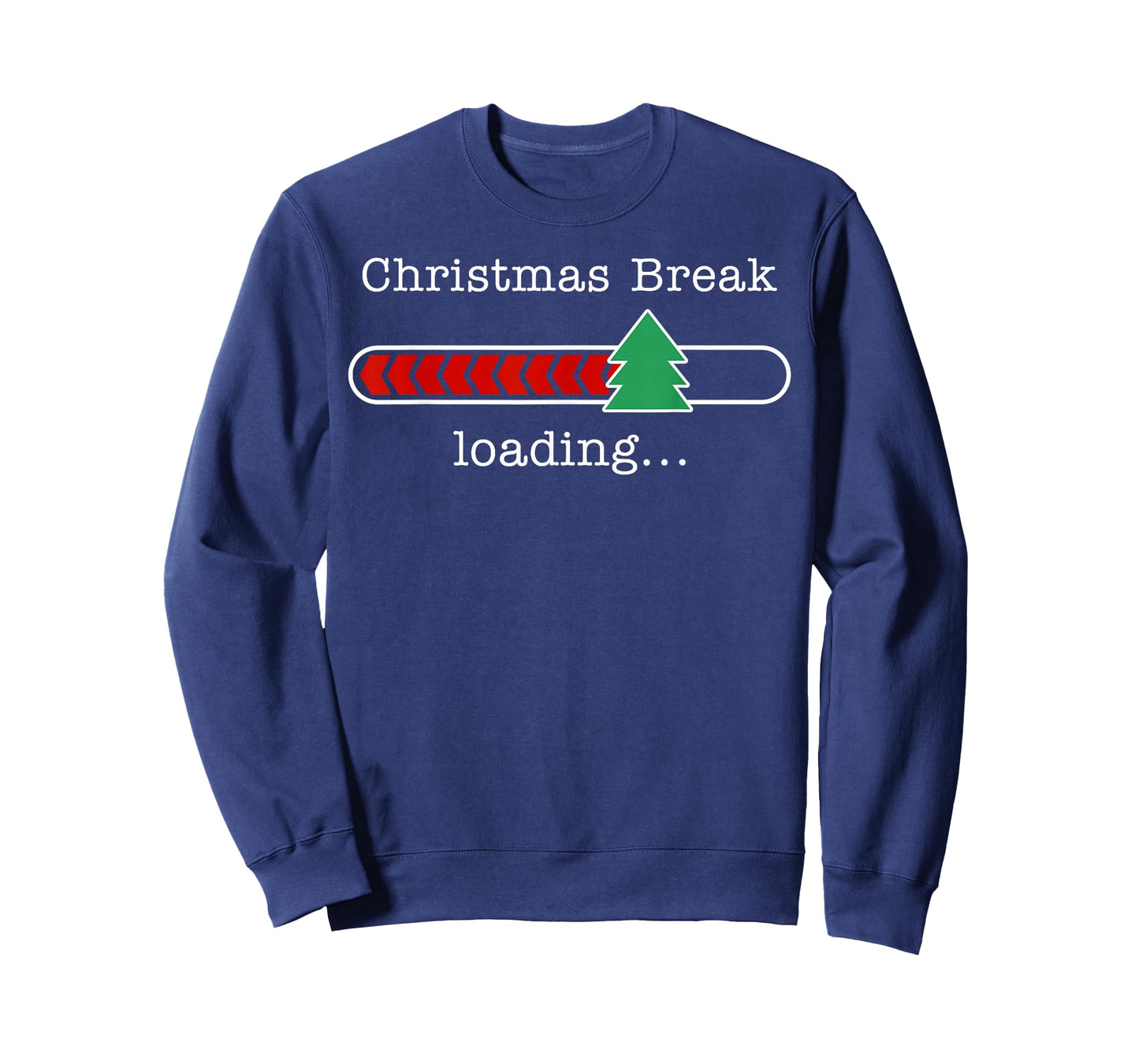 Christmas Break Loading Funny Xmas Holiday Teachers Women T-Shirt