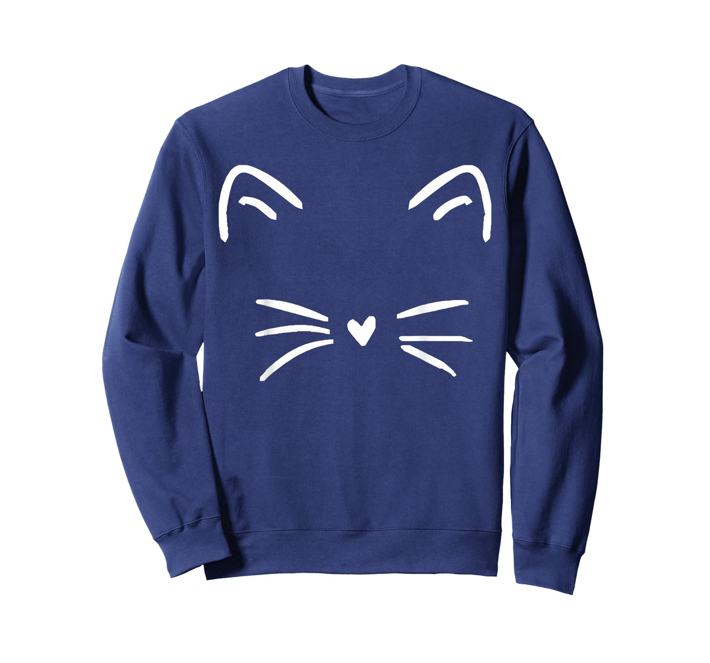 Funny Cute Cat Face Heart Nose Cat Lover T-Shirt