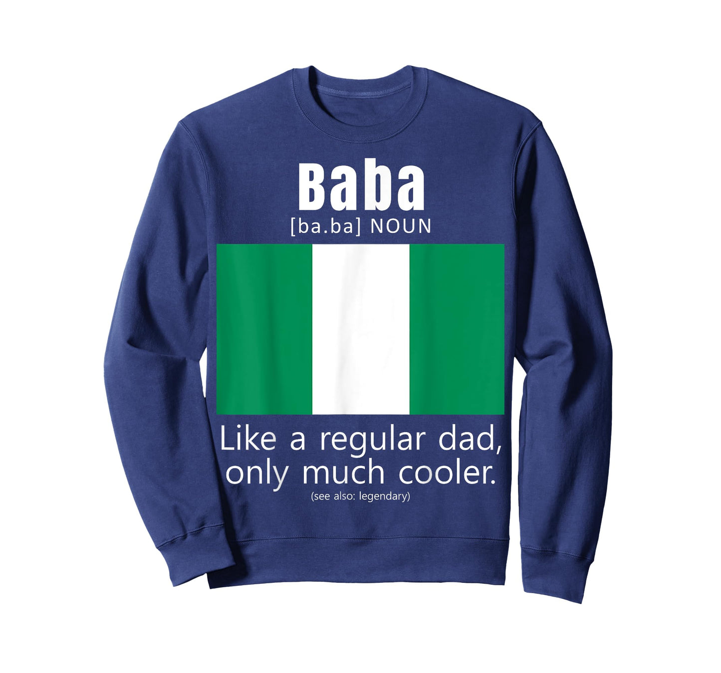American Nigerian Patriot Flag Fathers Day Nigeria Dad T-Shirt