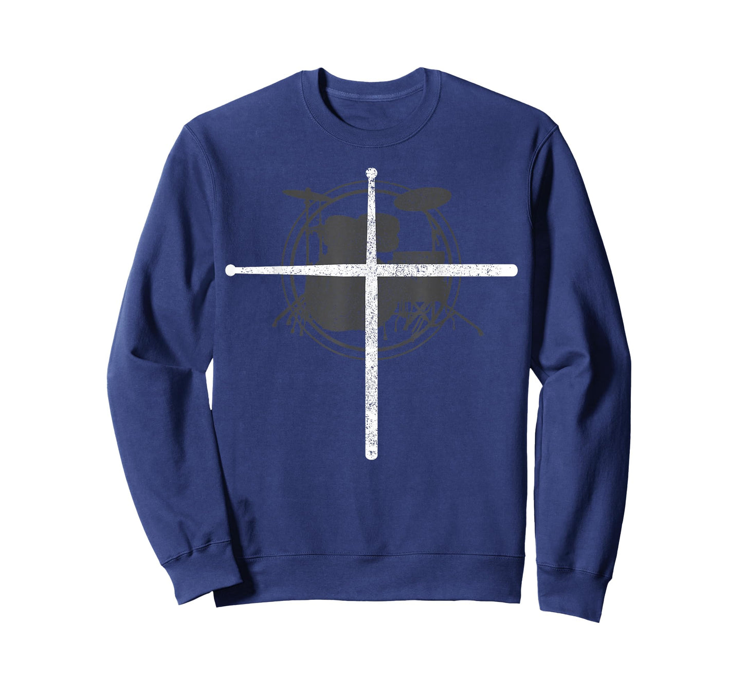 Drummer Drumsticks Cross Christian Band Drummer T-Shirt
