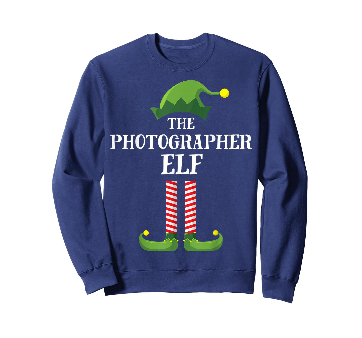 Photographer Elf Matching Family Group Christmas Party PJ T-Shirt