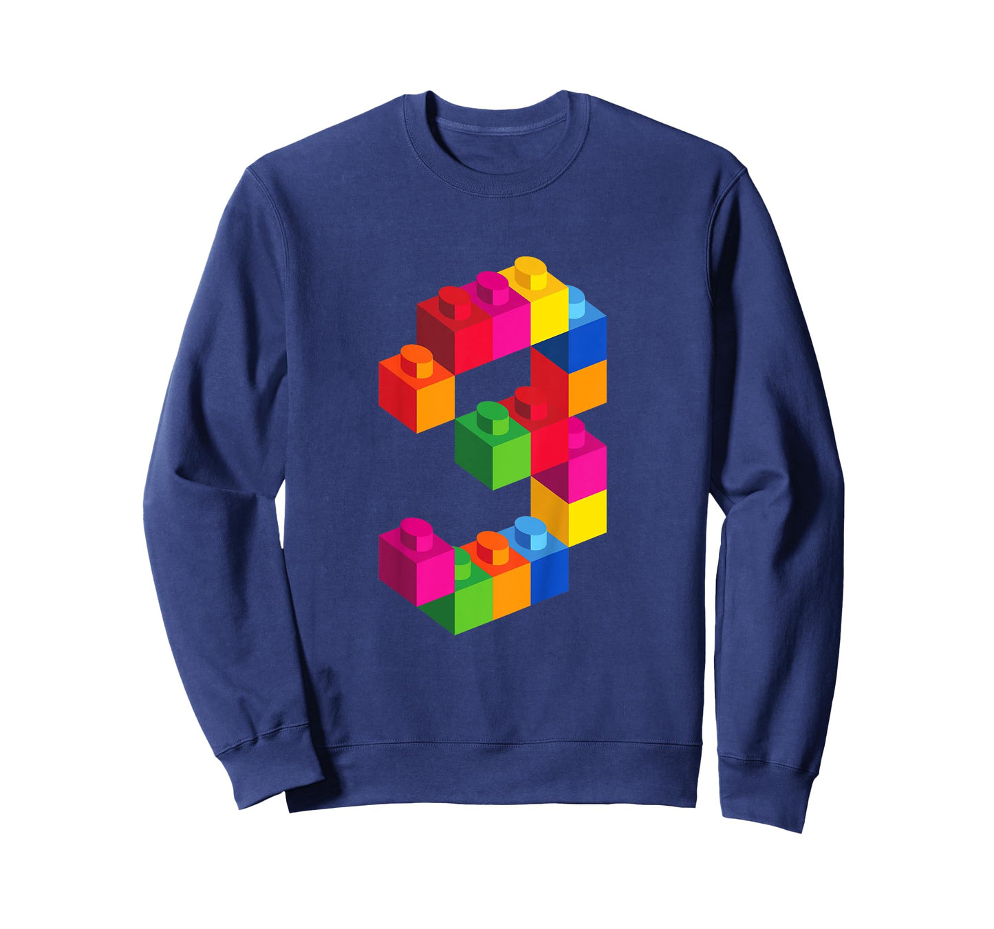 3 Year Old Building Blocks Birthday T Shirt Bricks 3rd Gift T-Shirt