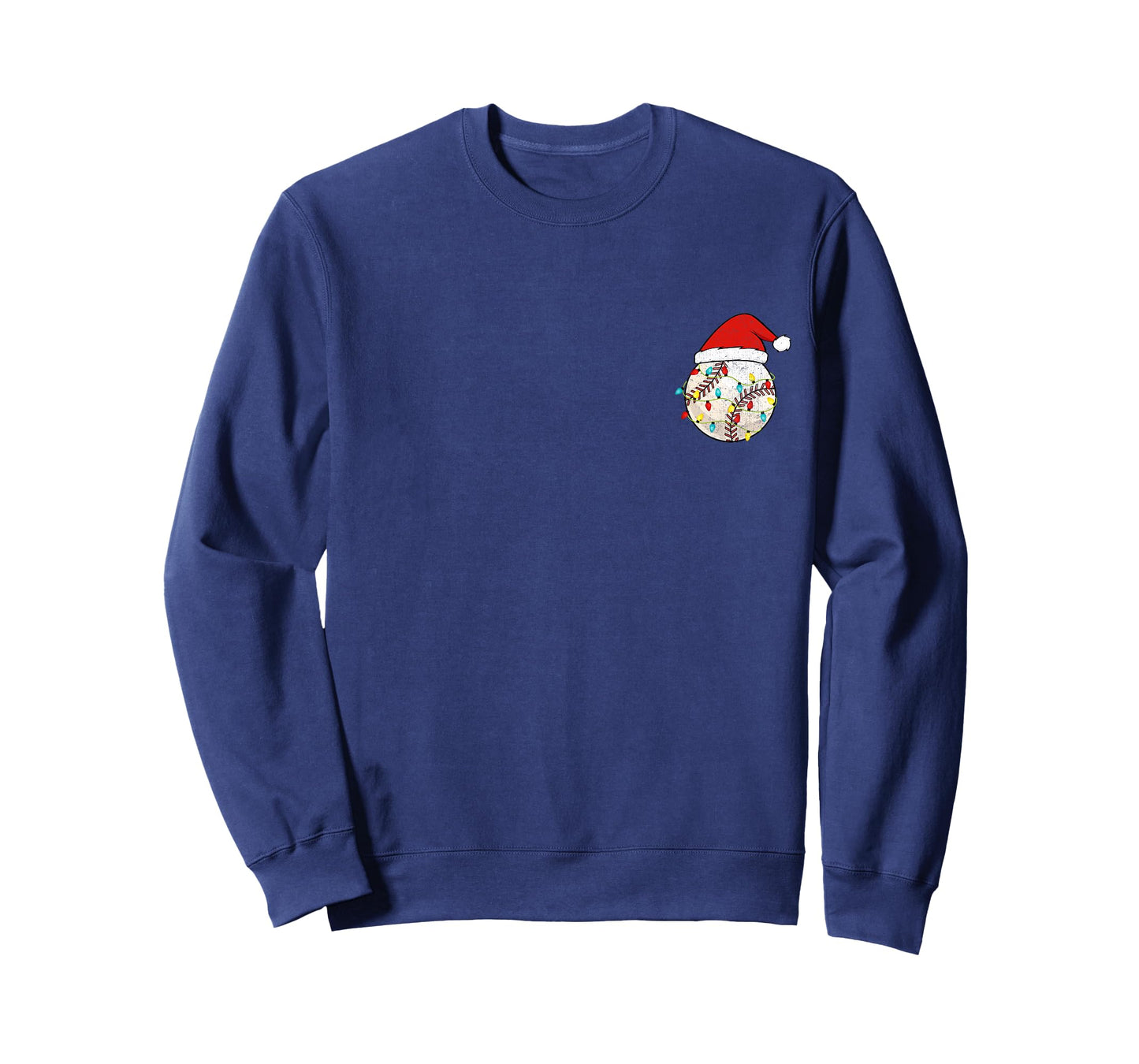 Baseball Christmas Pajama Pocket T-Shirt