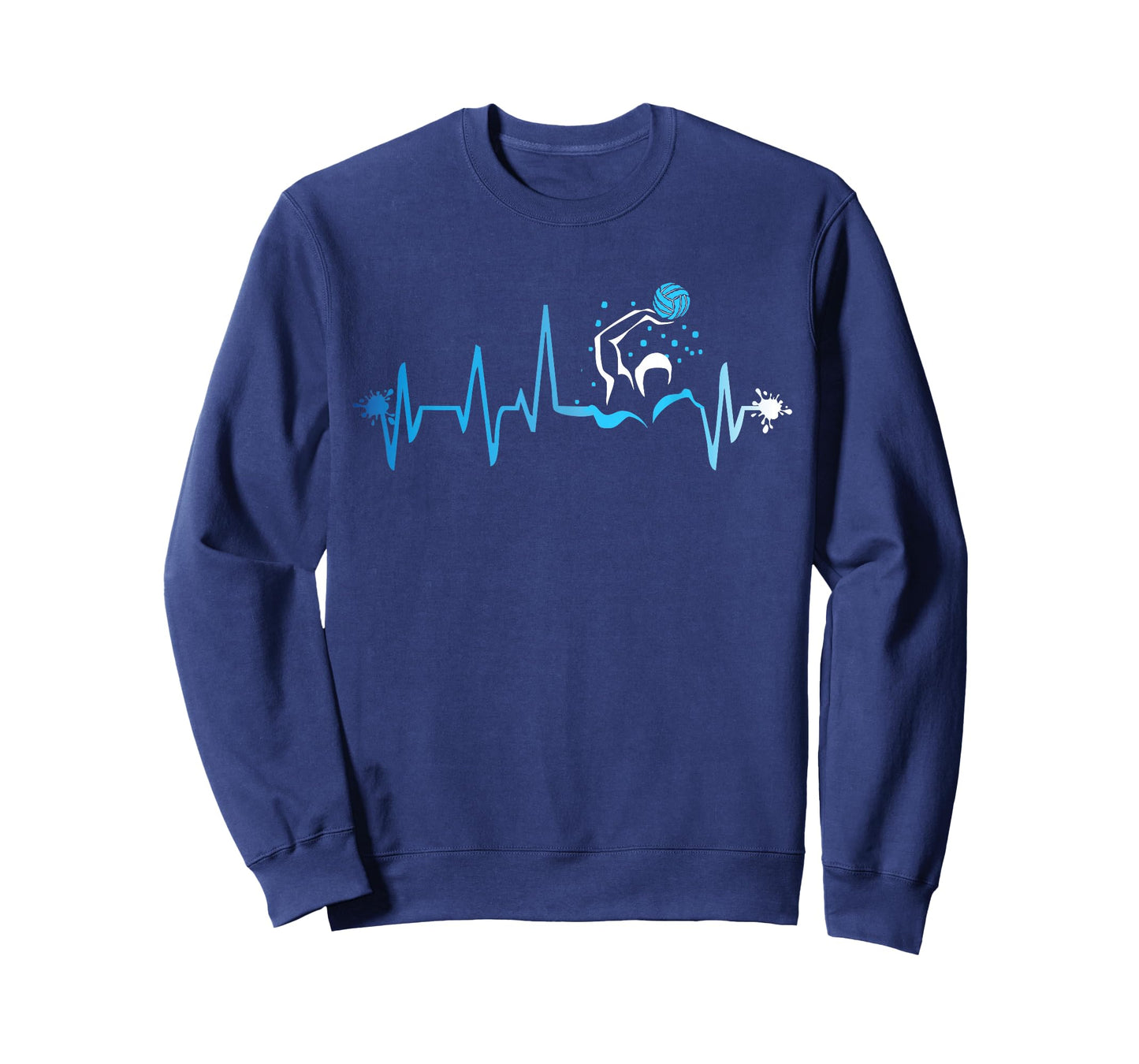 Water Polo Heart Beat Graphic Shirt Player Fan Team Gift T-Shirt