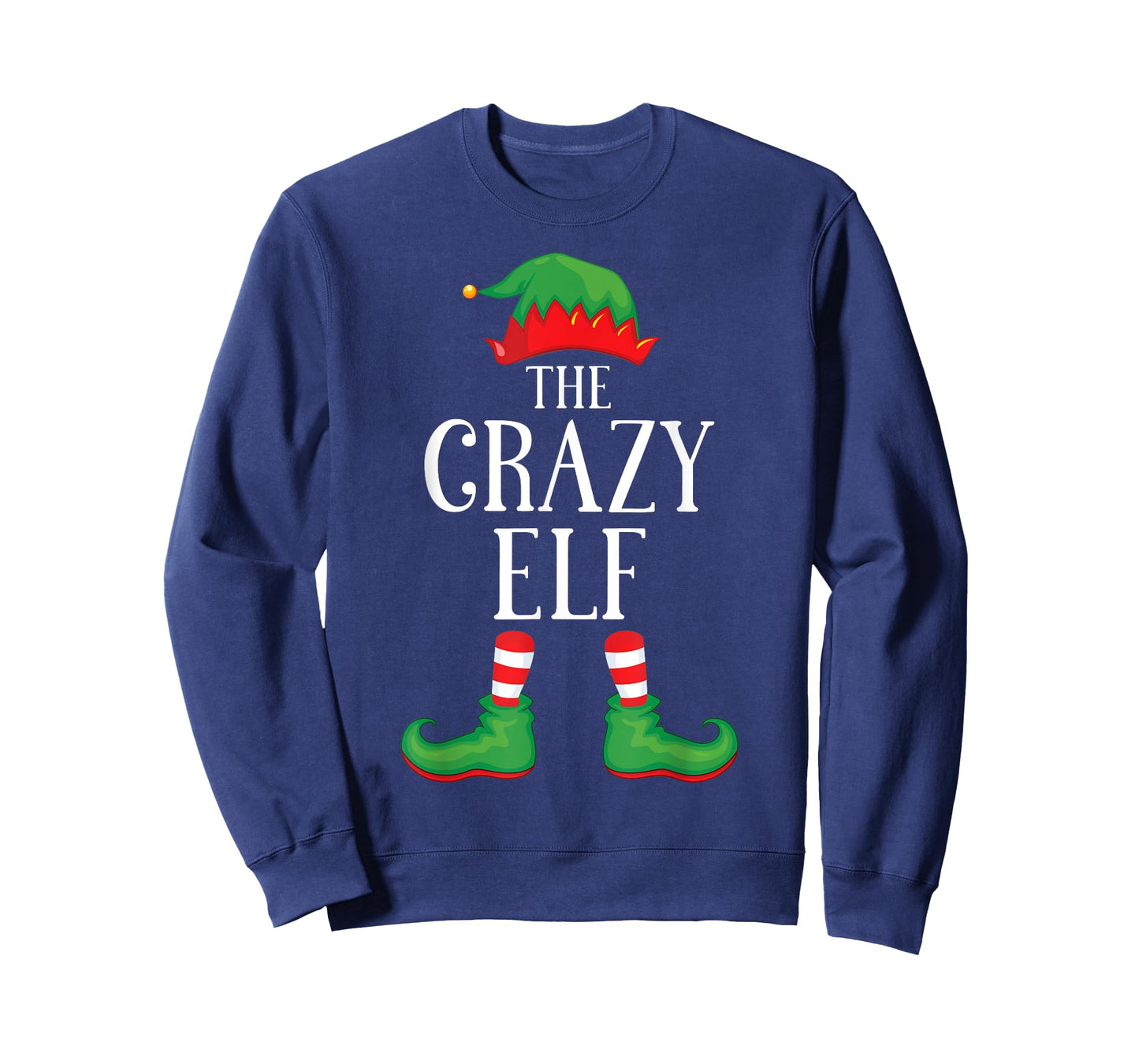 Crazy Elf Matching Group Xmas Funny Family Christmas T-Shirt