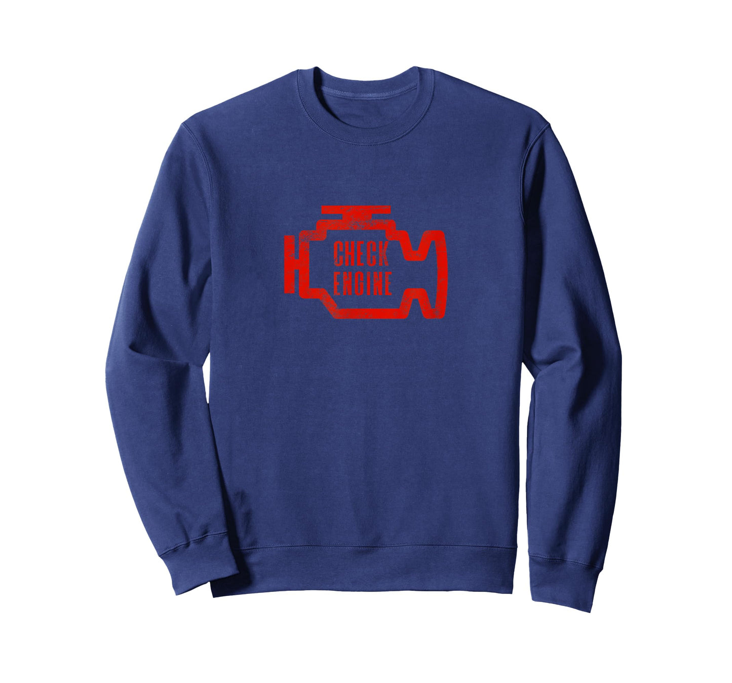Check Engine Light T Shirt Distressed Look