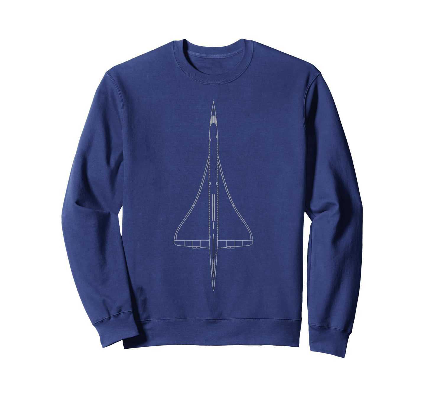 Concorde Aircraft Airliner Black Unisex-Adults Cotton 60% Polyester 40% Classic Fit Short Sleeve T-Shirt