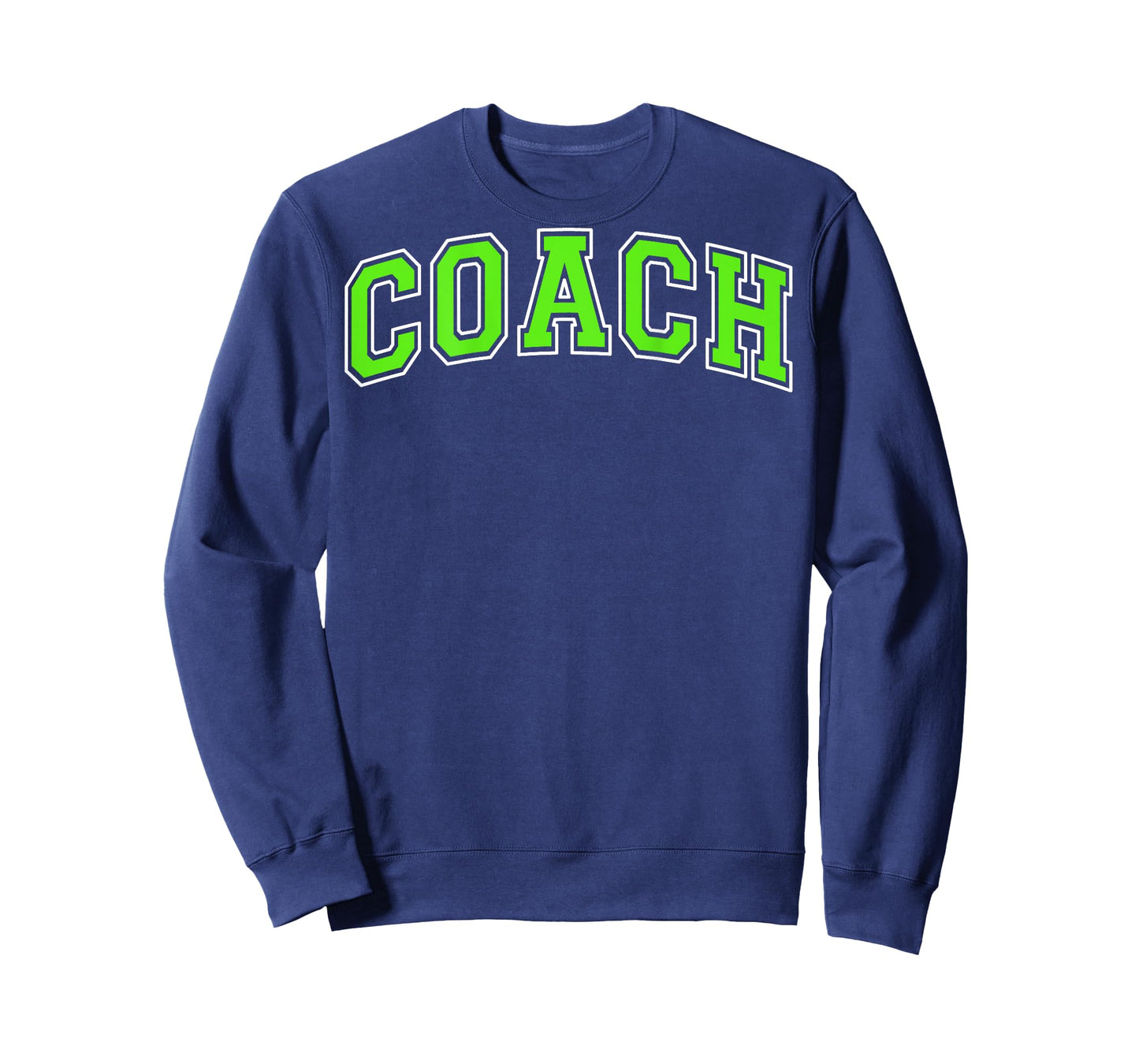 Coach Sports Trainer Vintage Lime Green White on The Back T-Shirt