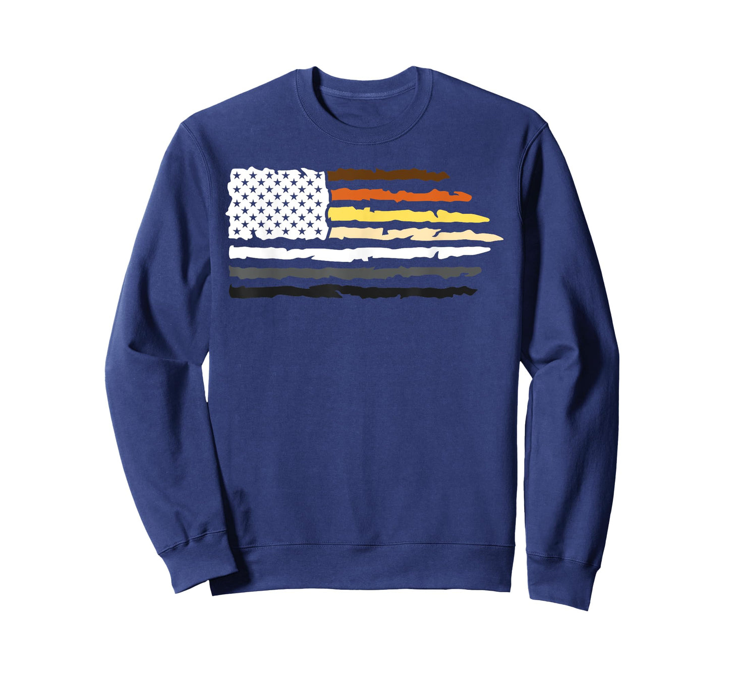 LGBTQ For Gay Pride Month - American Flag USA - Gay Bear Women Men T-Shirt