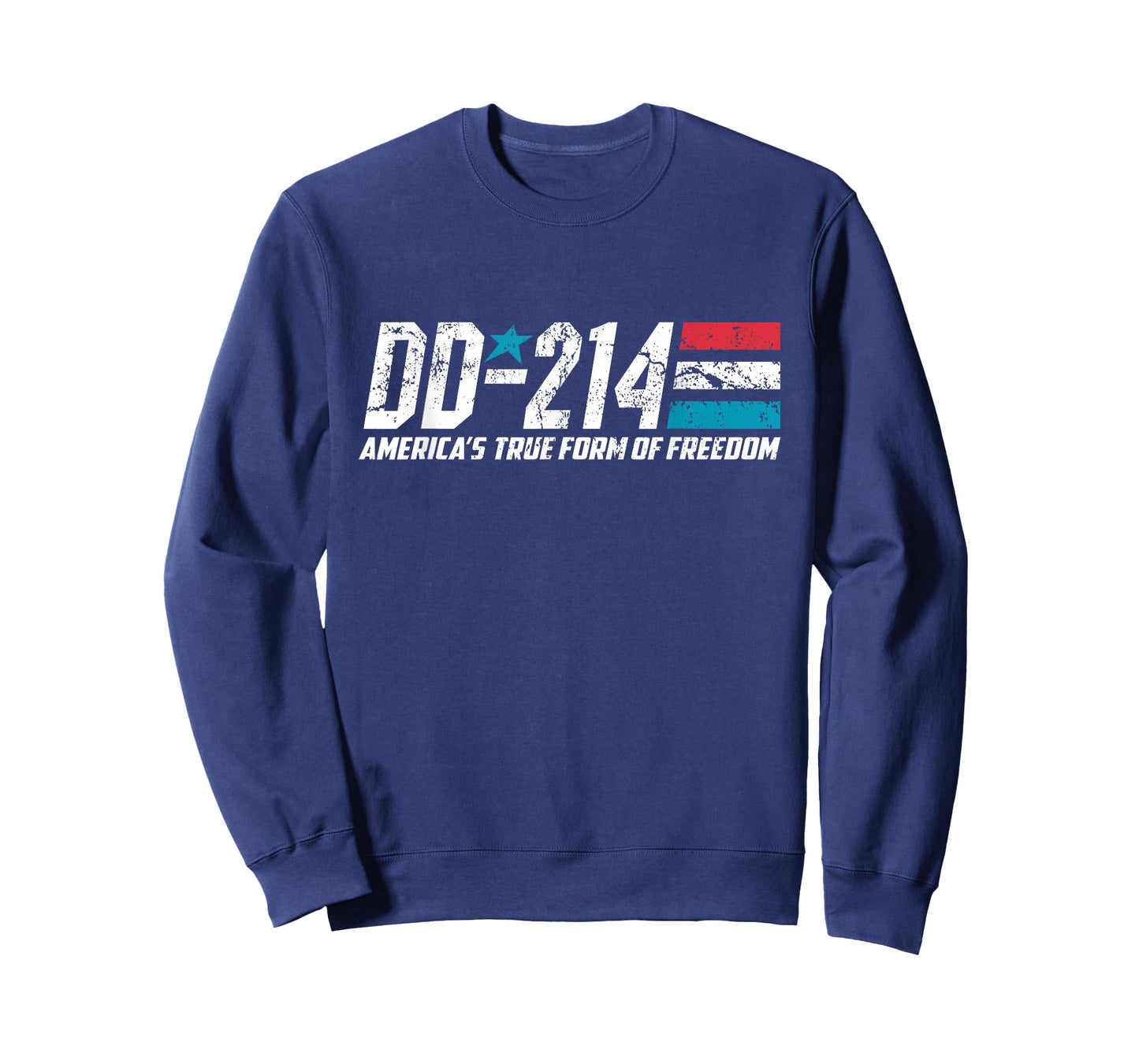 DD-214 America's True Form Of Freedom American USA Military T-Shirt