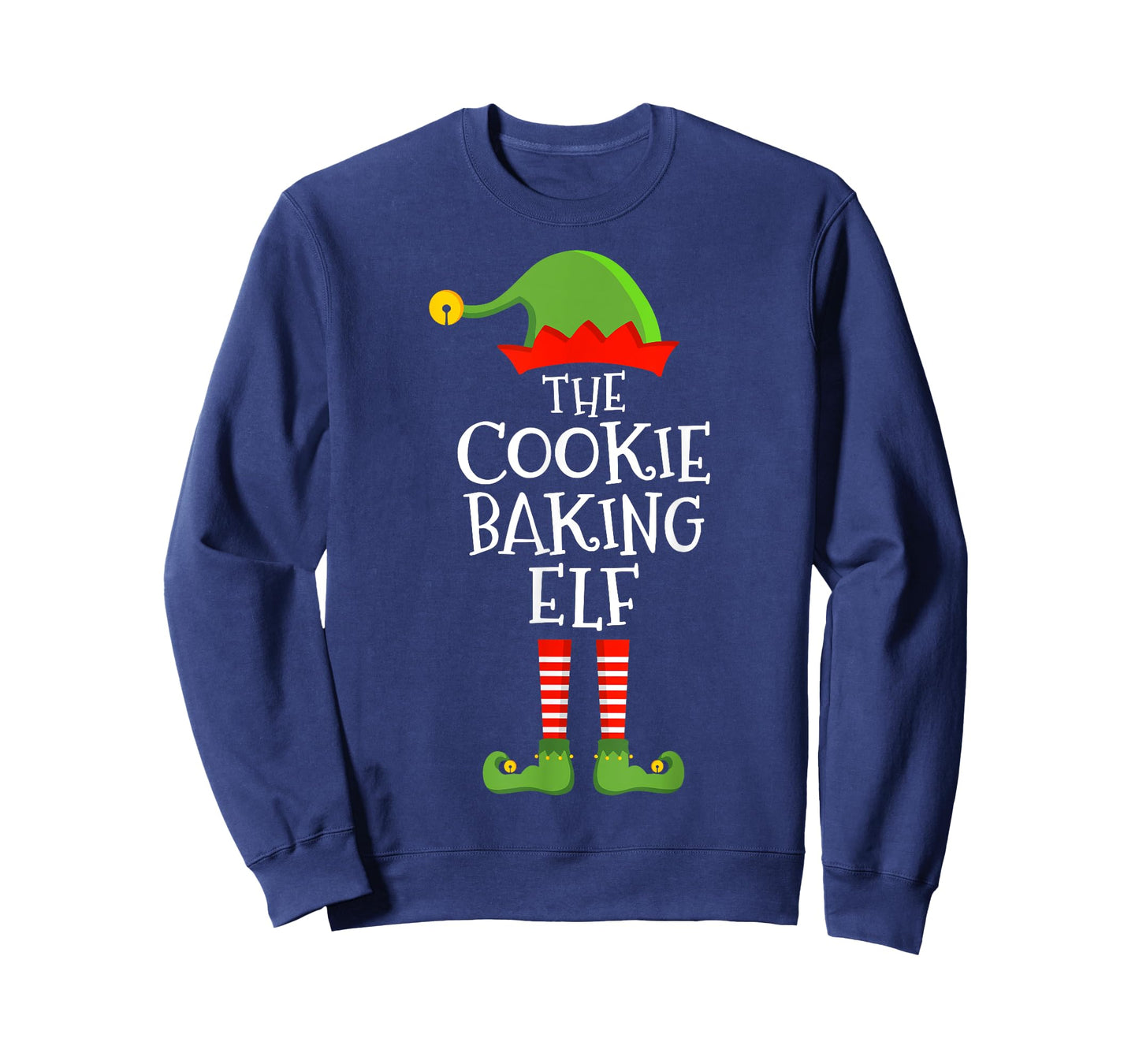 Cookie baking elf funny christmas matching family pajama T-Shirt