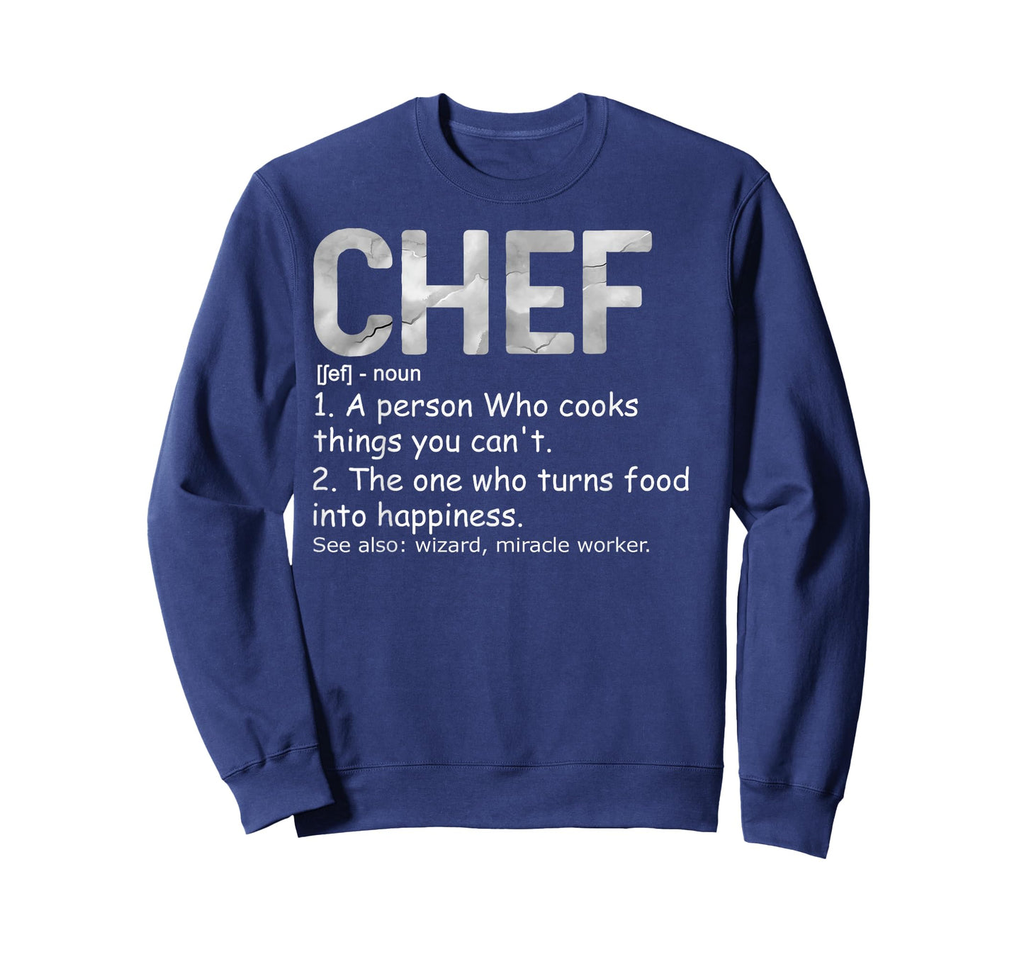 Chef Definition Chef & Cook Funny Cooking Culinary Tee T-Shirt