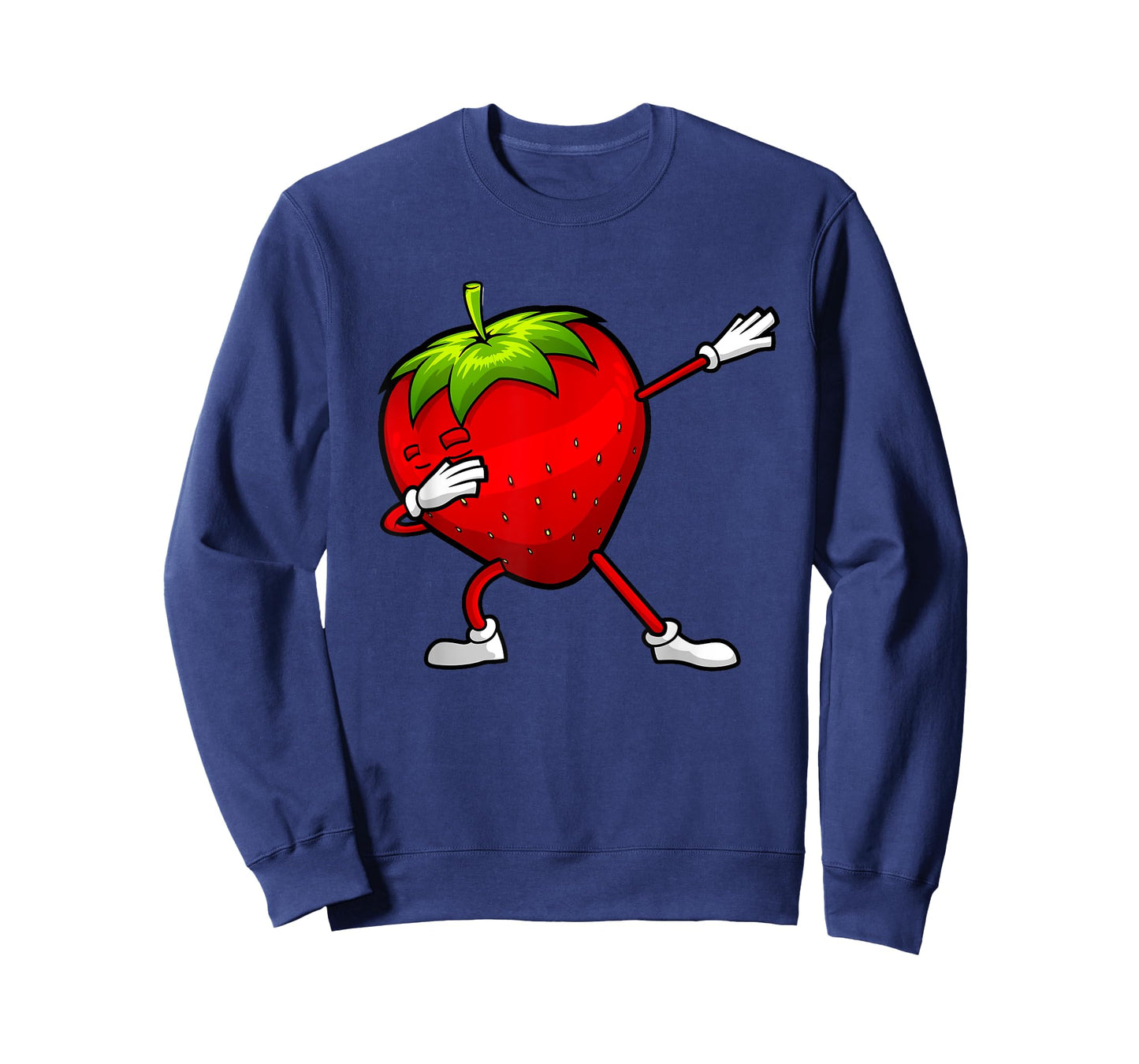 Funny Strawberry Design Dabbing Strawberry Lover Men Women T-Shirt