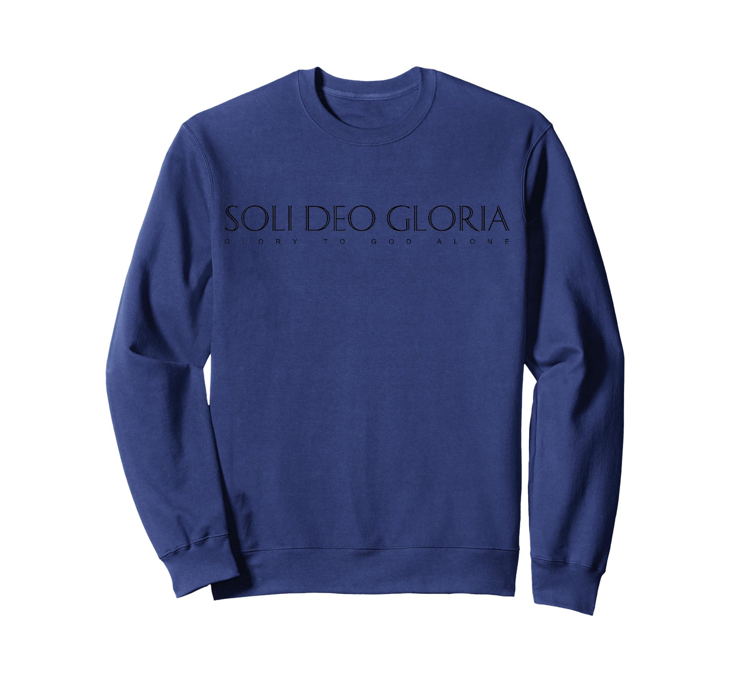 Cool Latin Phrases Latin Inspiring Quote: Soli Deo Gloria (Glory to God alone) Unisex-Adults Grey Small Classic Fit Short Sleeve T-Shirt
