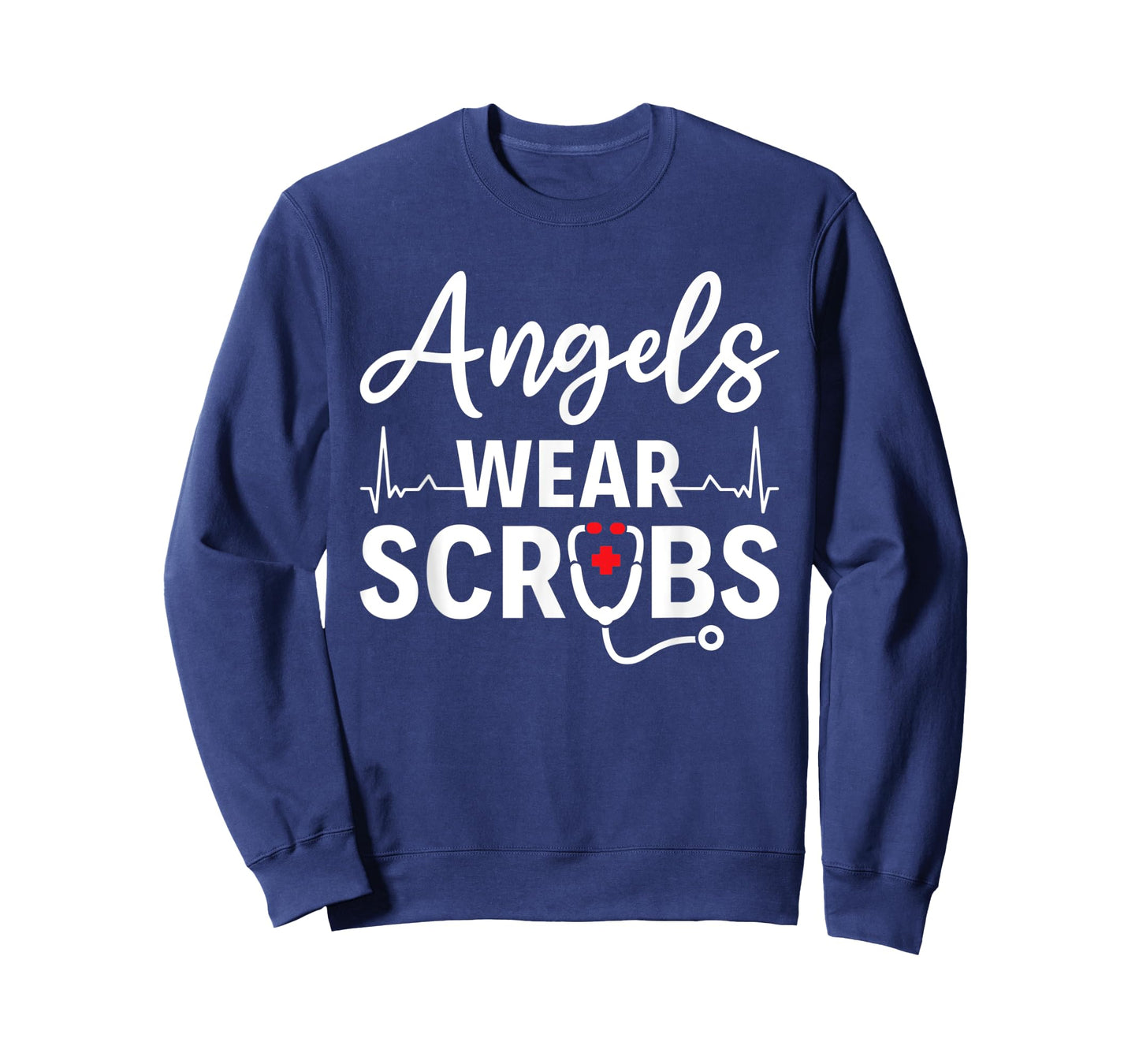 Angels Wear Scrubs Homecare Nurse T-Shirt