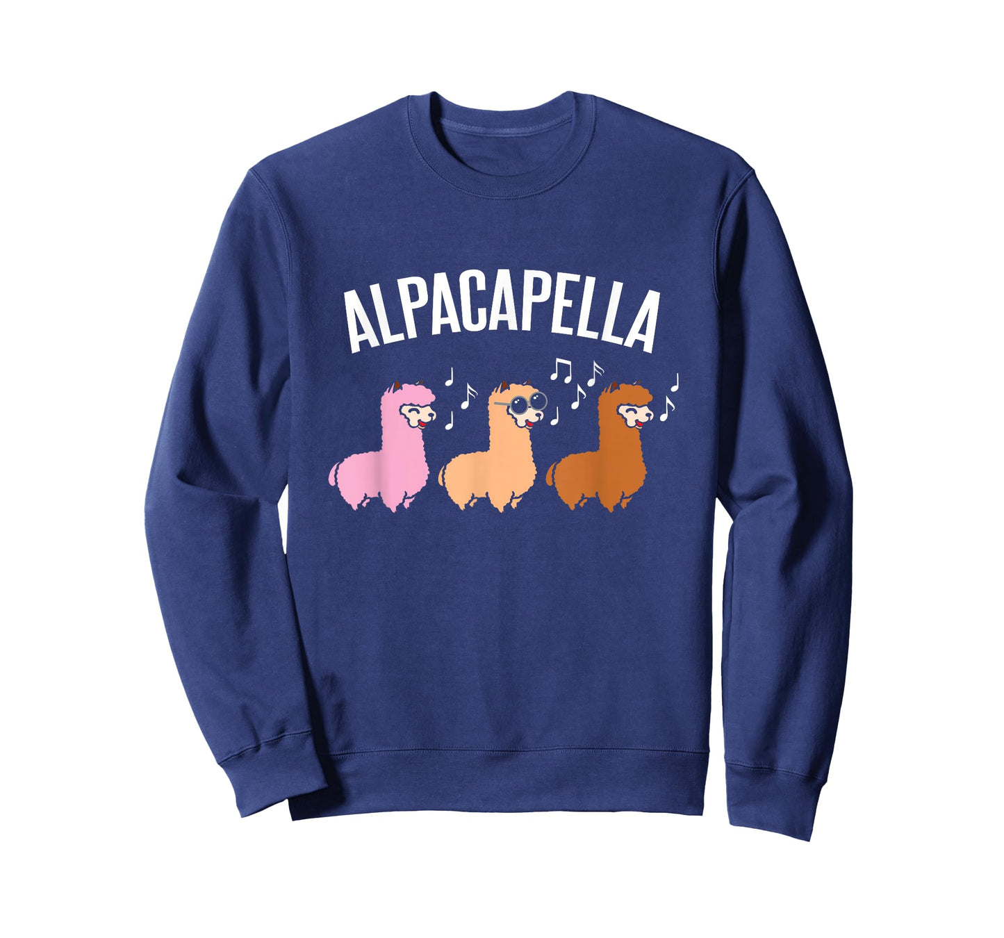 Alpacapella Cute woolly Acapella Alpaca Musician T-Shirt