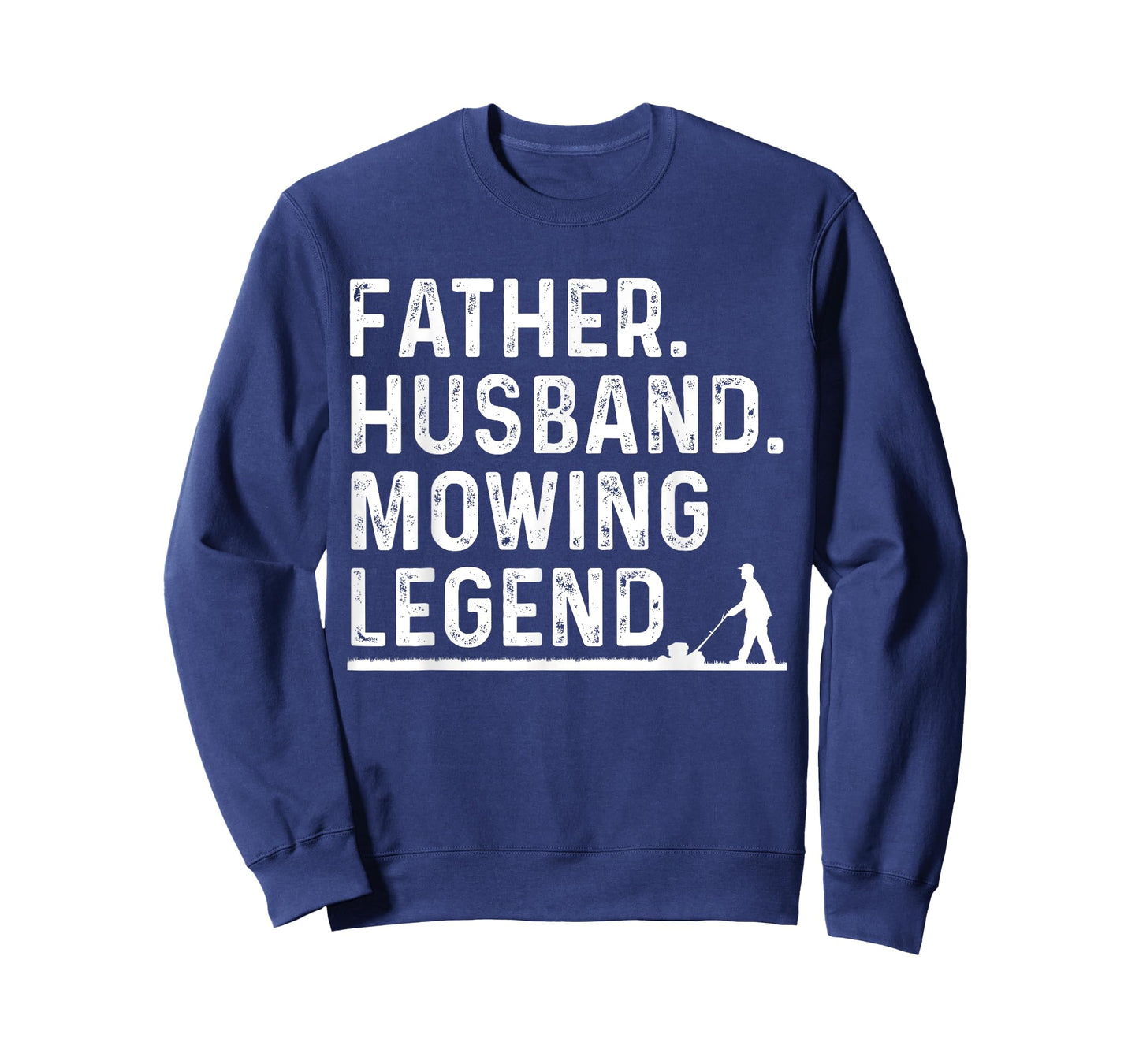 Cool Lawn Mowing For Men Father Lawn Care Gardening Husband T-Shirt