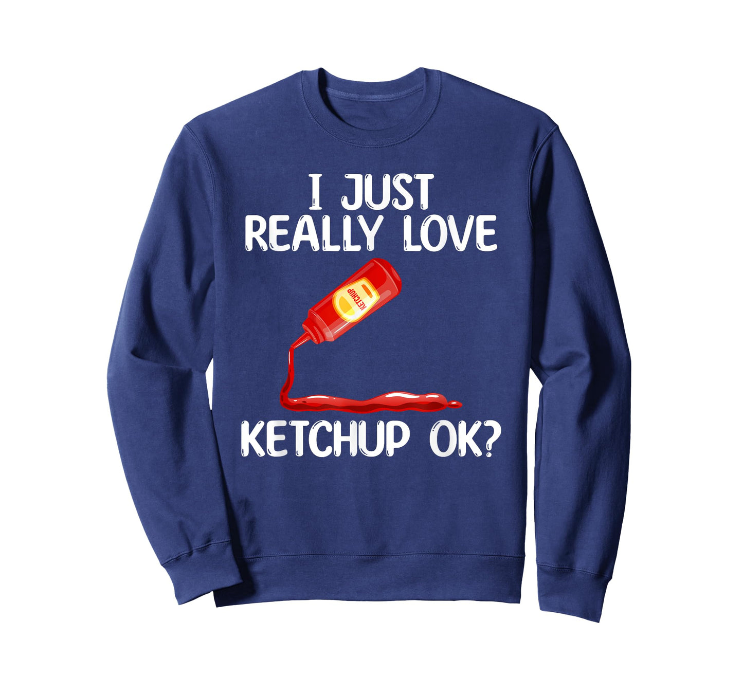 Cool Ketchup For Men Women Mustard Catsup Condiment Foodie T-Shirt