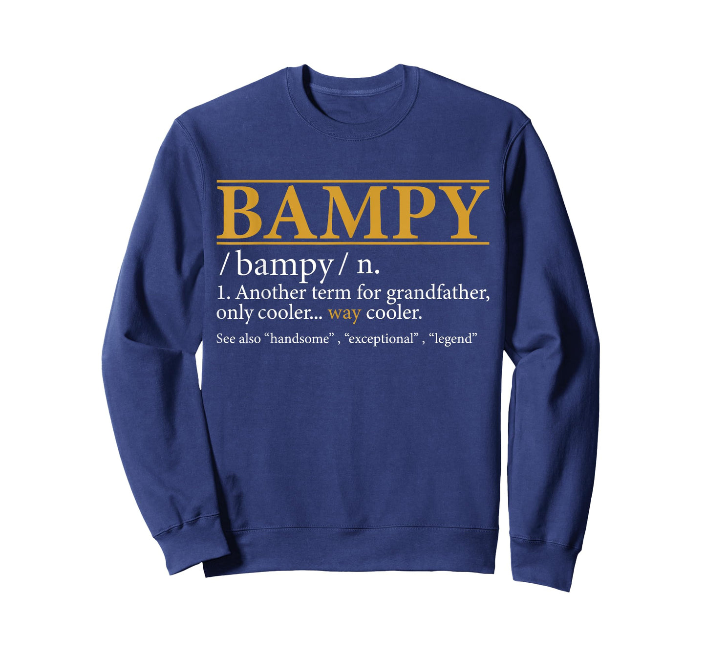 Funny BAMPY definition Fathers day gift Grandpa gift T-Shirt