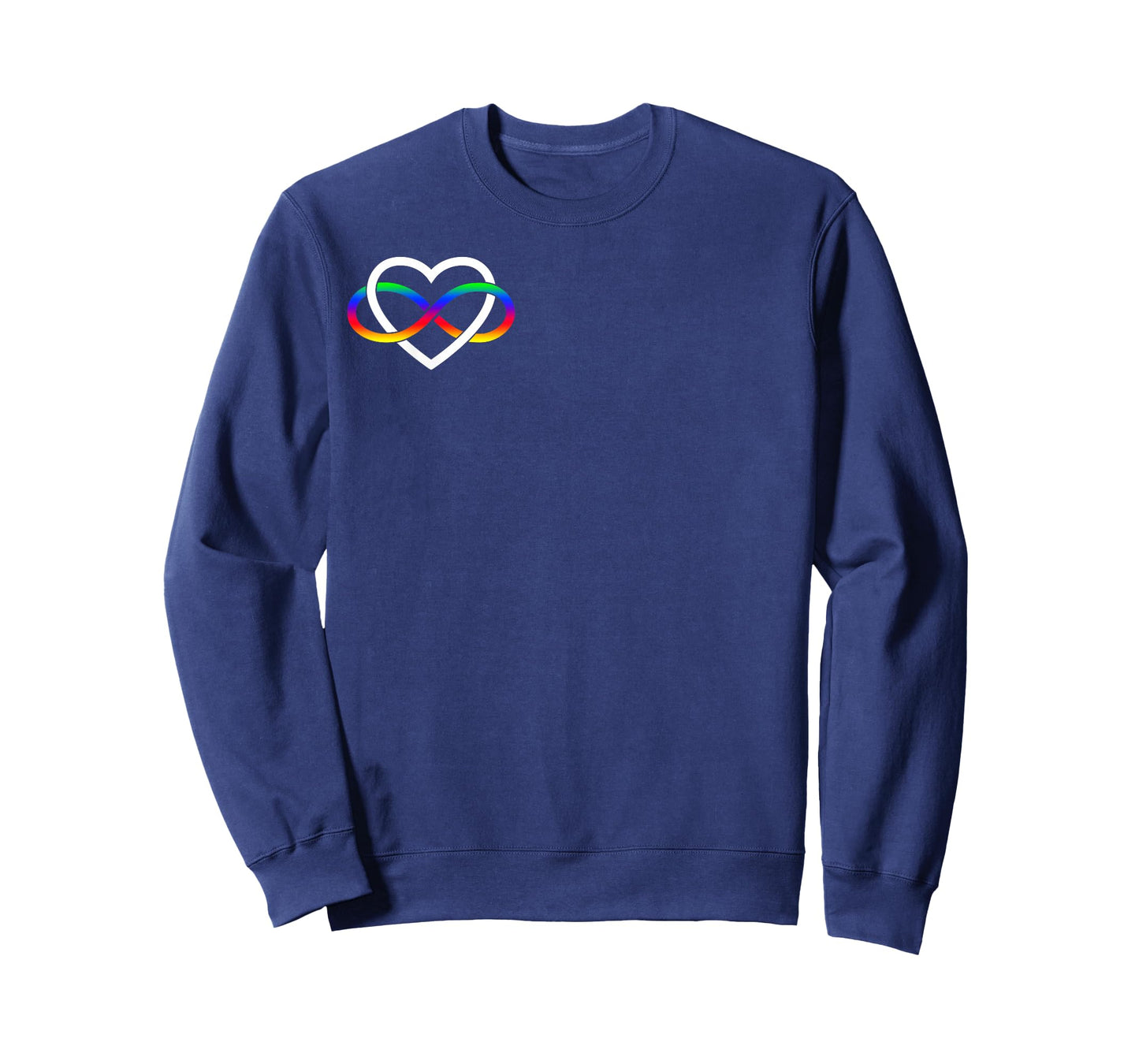Autism Rainbow Infinity Symbol Autism Infinity Heart Simple T-Shirt