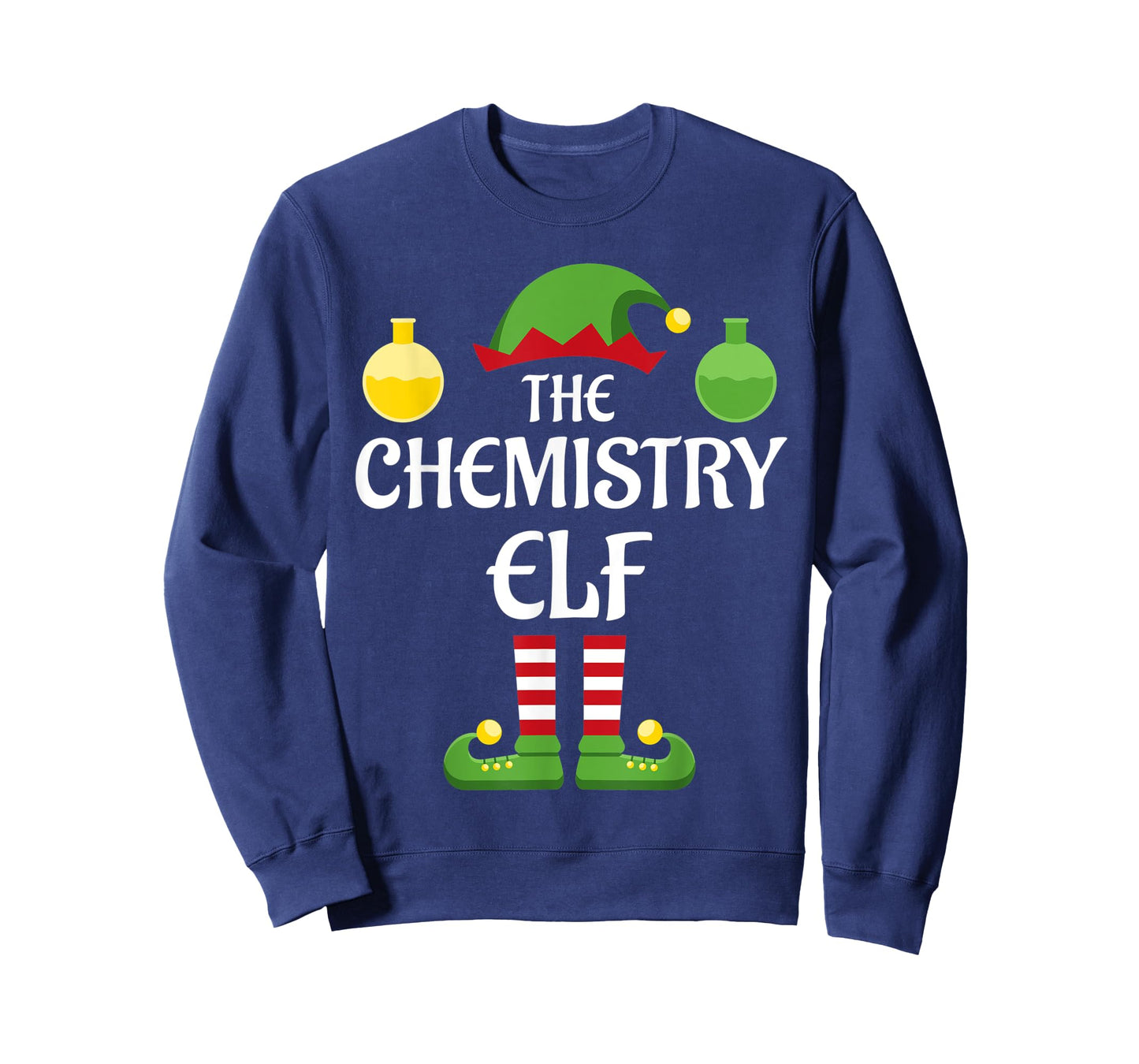 Chemistry Elf Family Matching Group Christmas Science T-Shirt