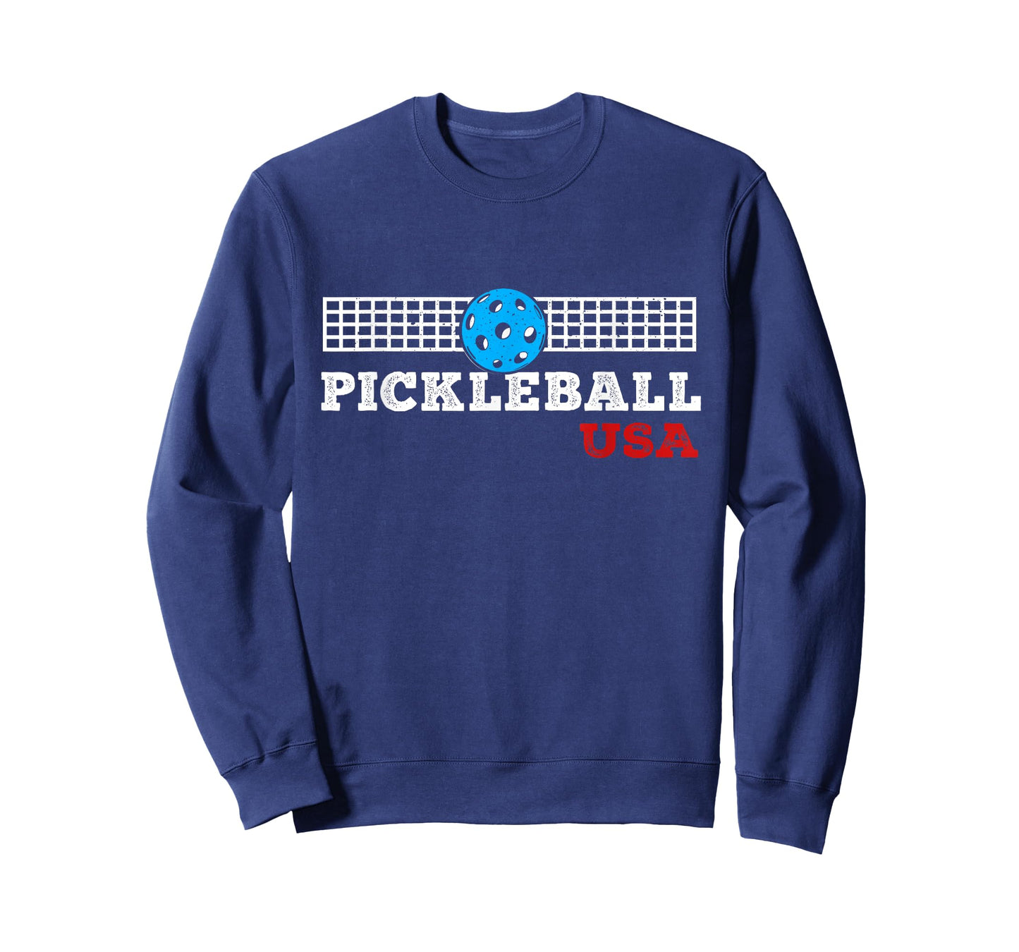 Pickleball Support the Team Pickleball Player USA Flag T-Shirt