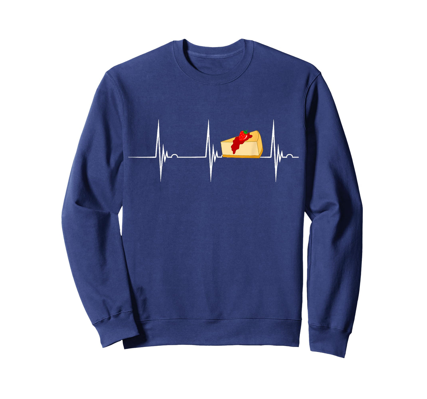 Cheesecake Heartbeat ECG Pulse Cheese Cake Cake T-Shirt