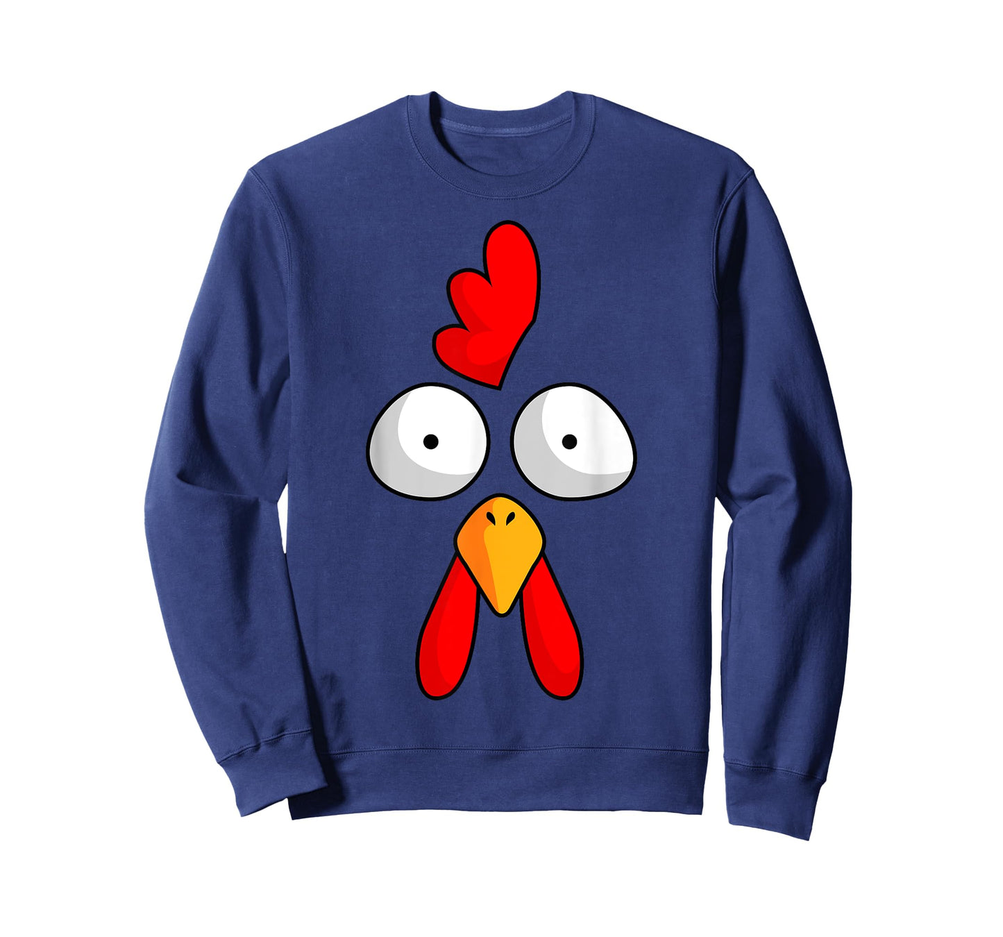 Chicken Face Rooster Halloween Costume Farm Poultry T-Shirt