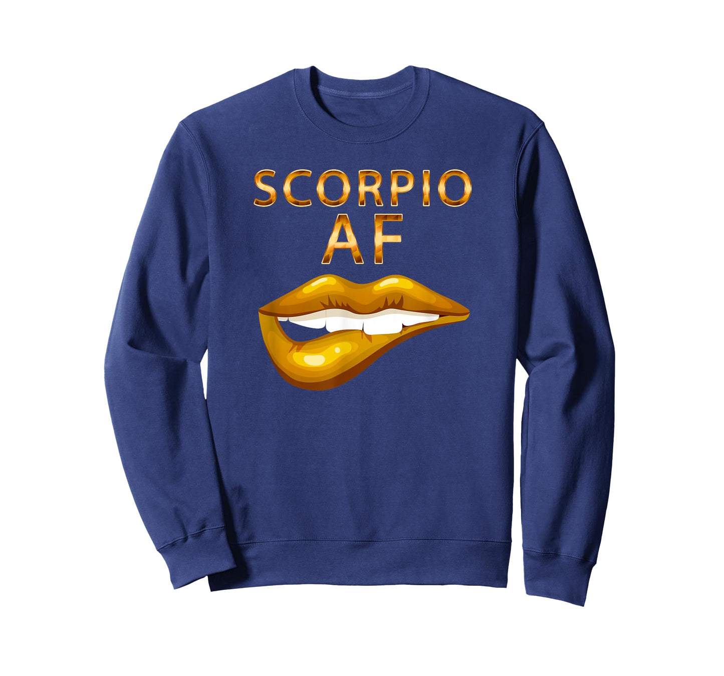 Scorpio Af Gold Sexy Lip Birthday T-Shirt