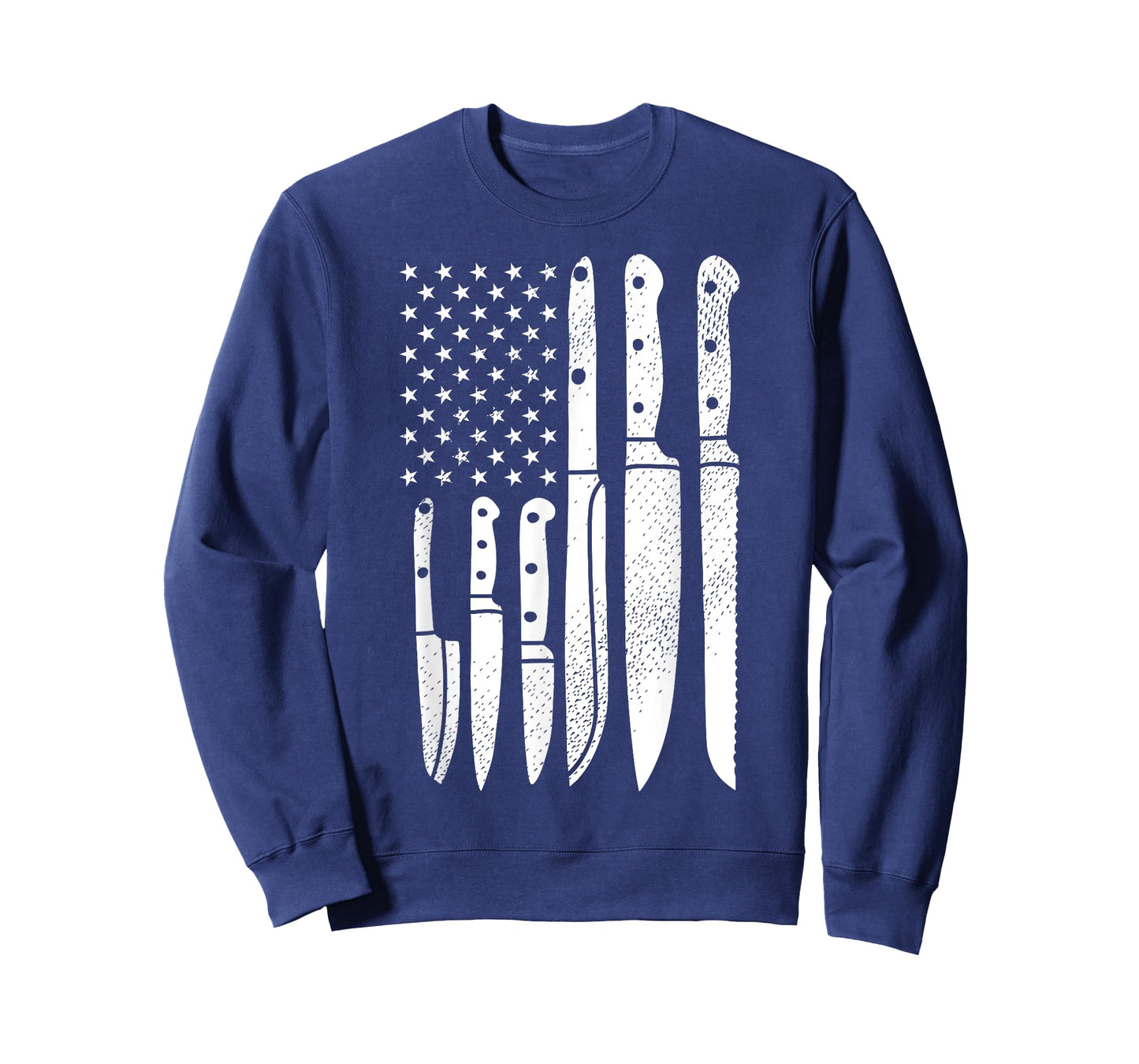 Chef Knives Cooking Utensil Cook Cooking US Flag July 4 T-Shirt