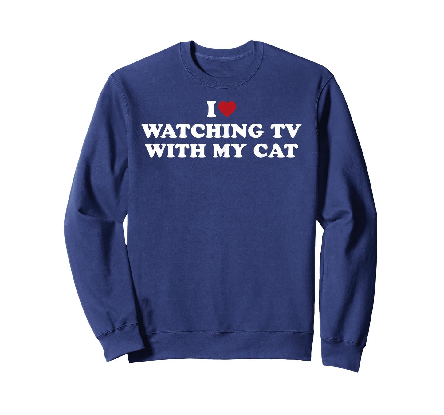 I Love Watching TV With My Cat T-Shirt