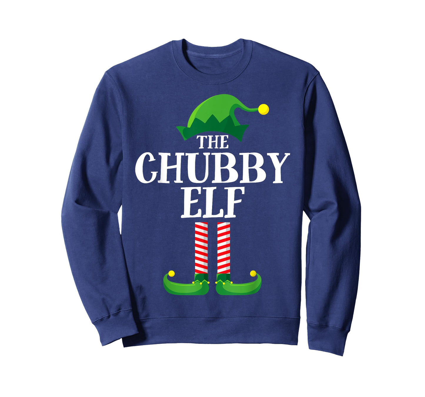 Chubby Elf Matching Family Group Christmas Party T-Shirt