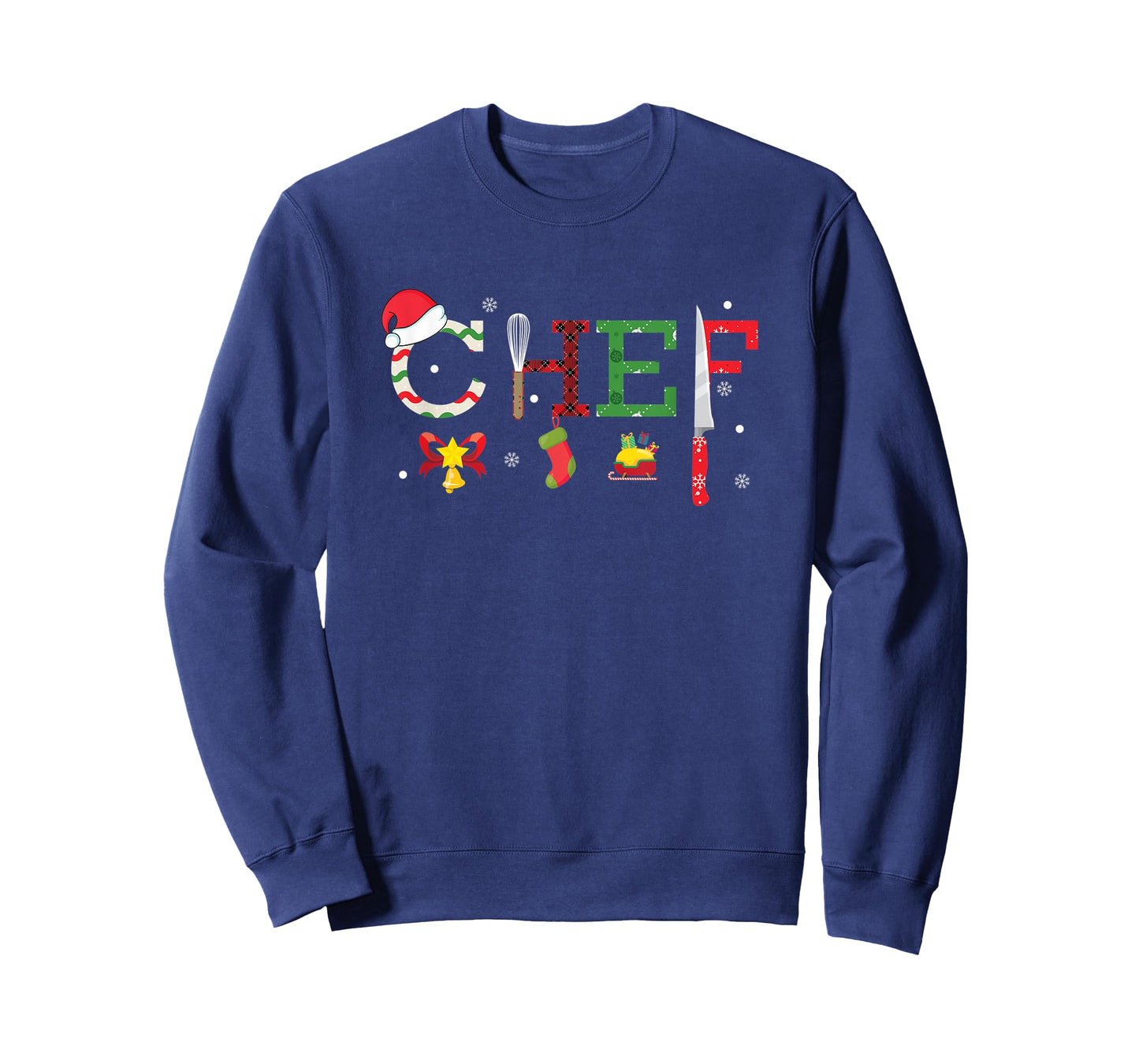Chef - Funny Xmas Cooking Lover Food Maker Gift Unisex-Adults T-Shirt Black Small Short Sleeve Winter Holiday T-Shirts