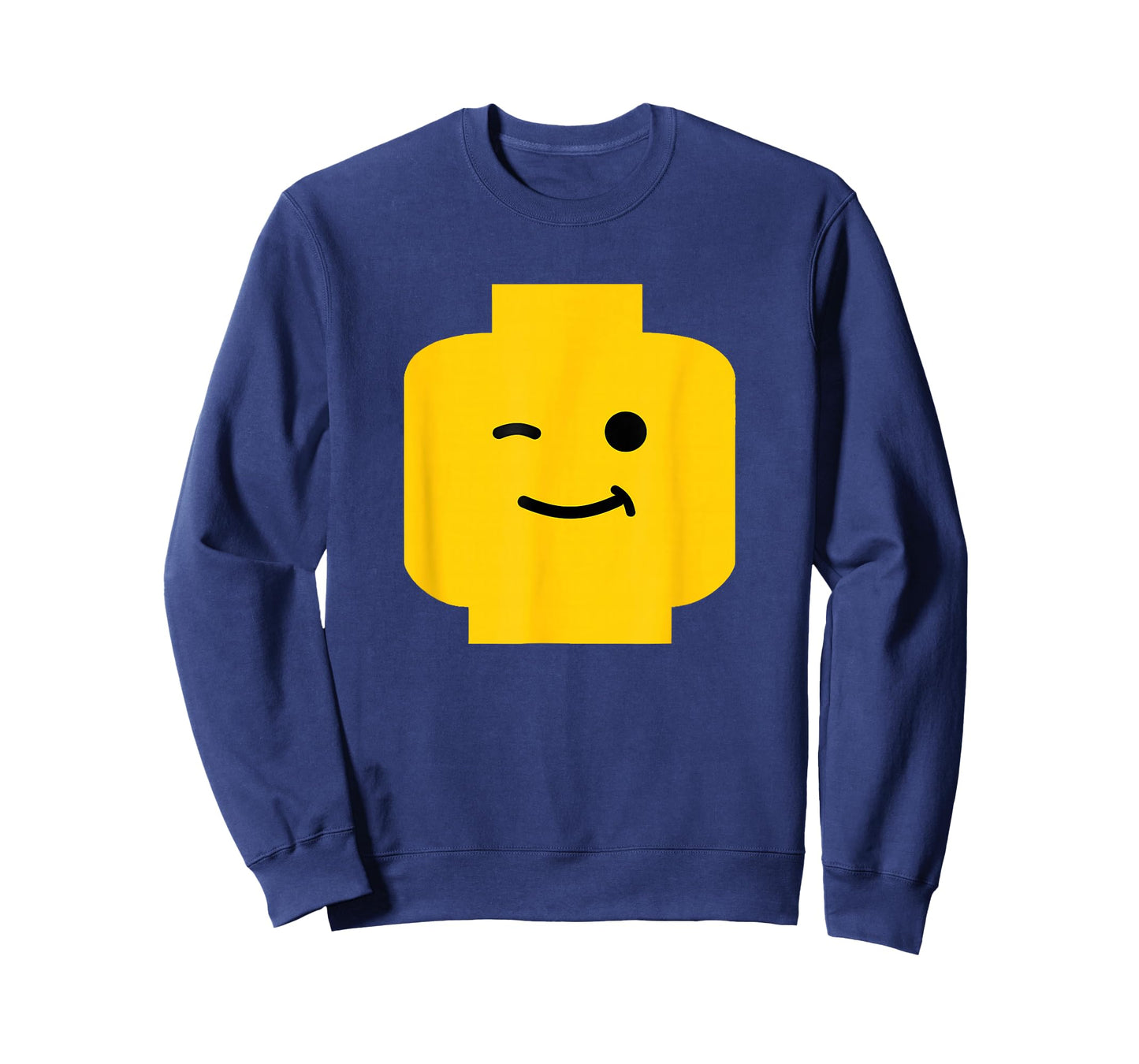 Winking Winky Face Minifig Brick Toy T-Shirt