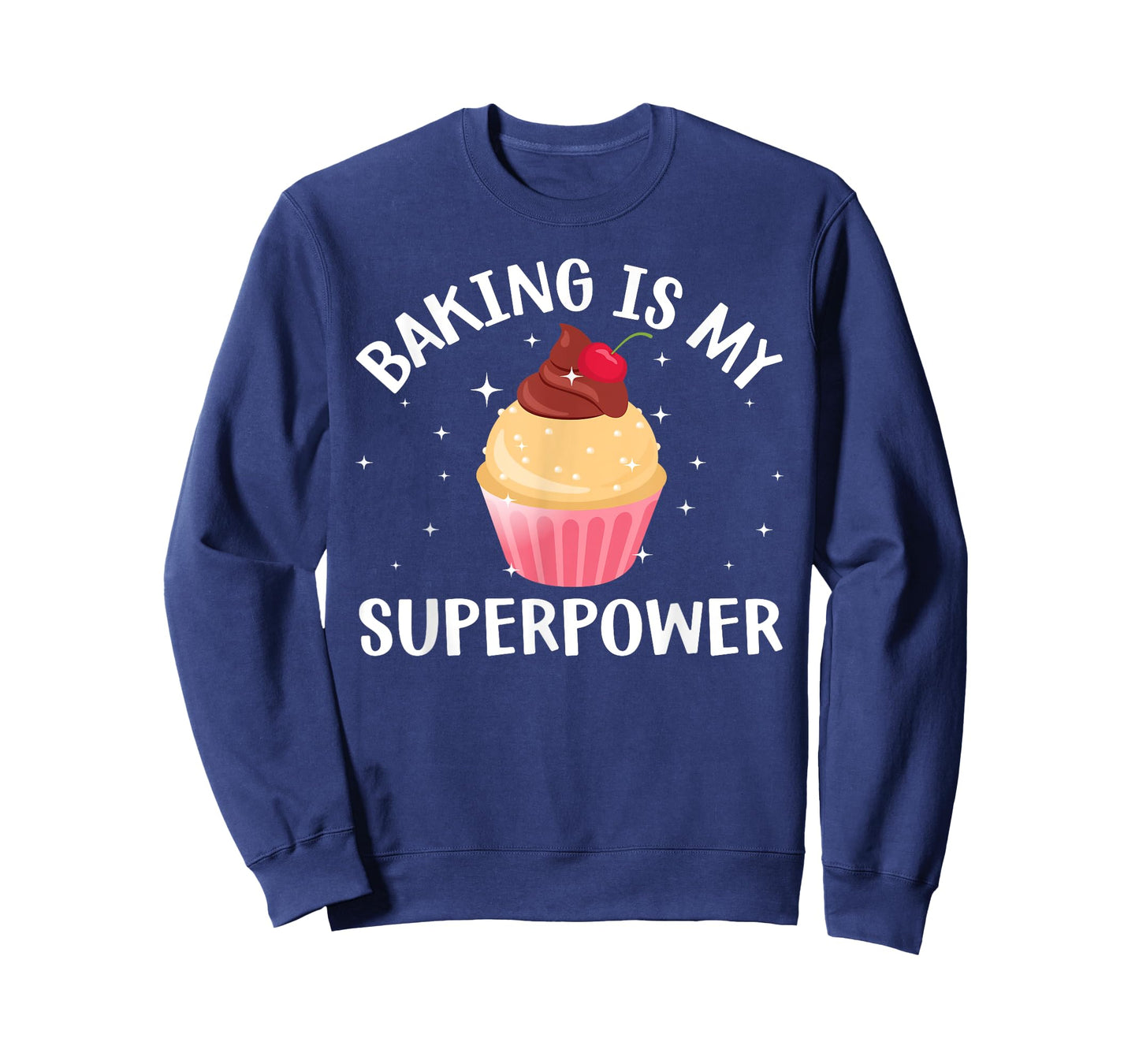 Cool Baking For Men Women Cupcake Superpower Baker Cake Chef T-Shirt
