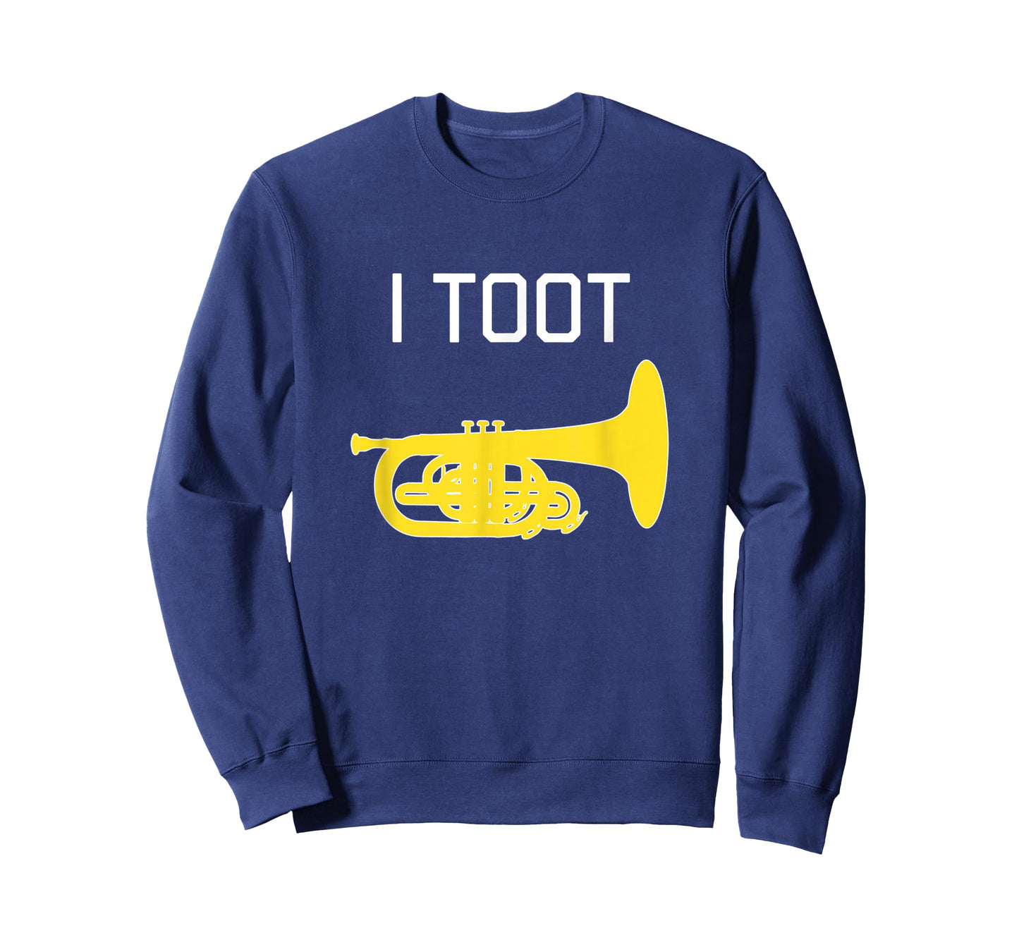I TOOT: Funny Marching Band Gift, Funny Marching Mellophone T-Shirt