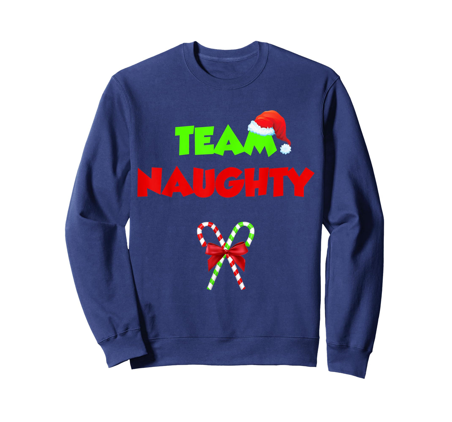 Team Naughty Nice Funny Christmas Xmas Gifts For Men Women T-Shirt