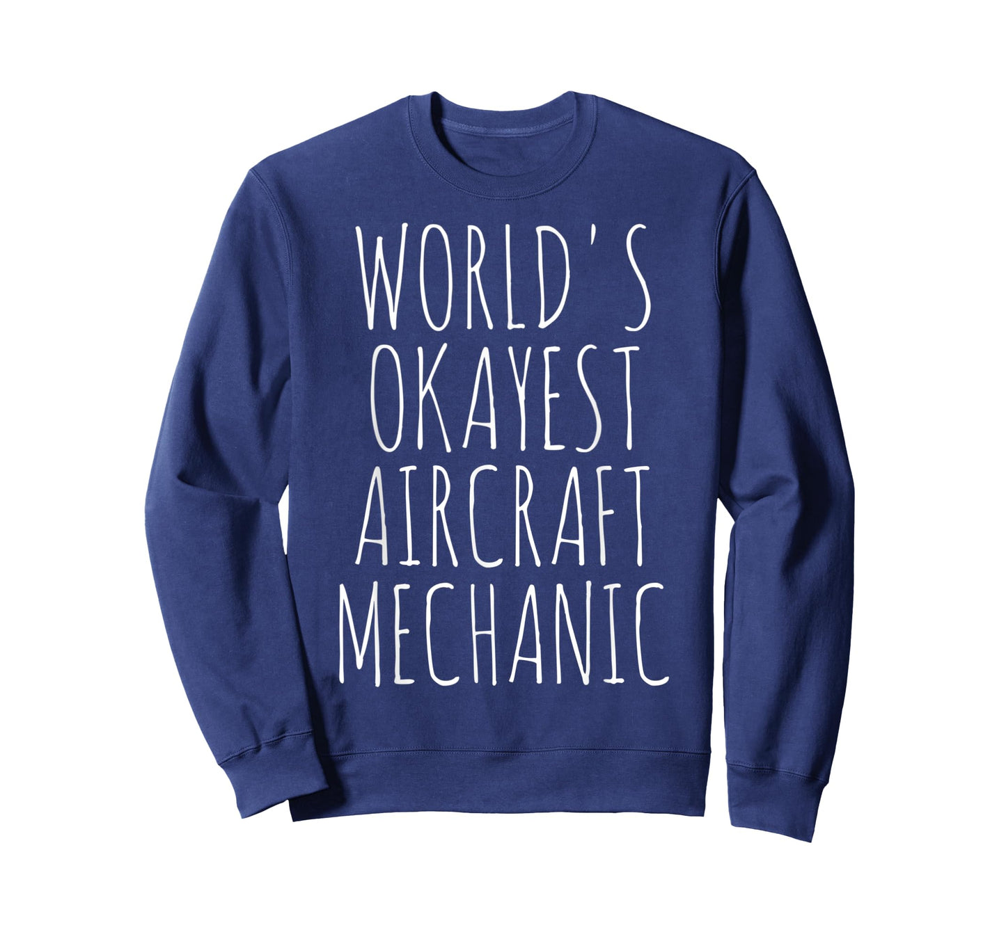Airplane Aviation Flying World's Okayest Aircraft Mechanic T-Shirt
