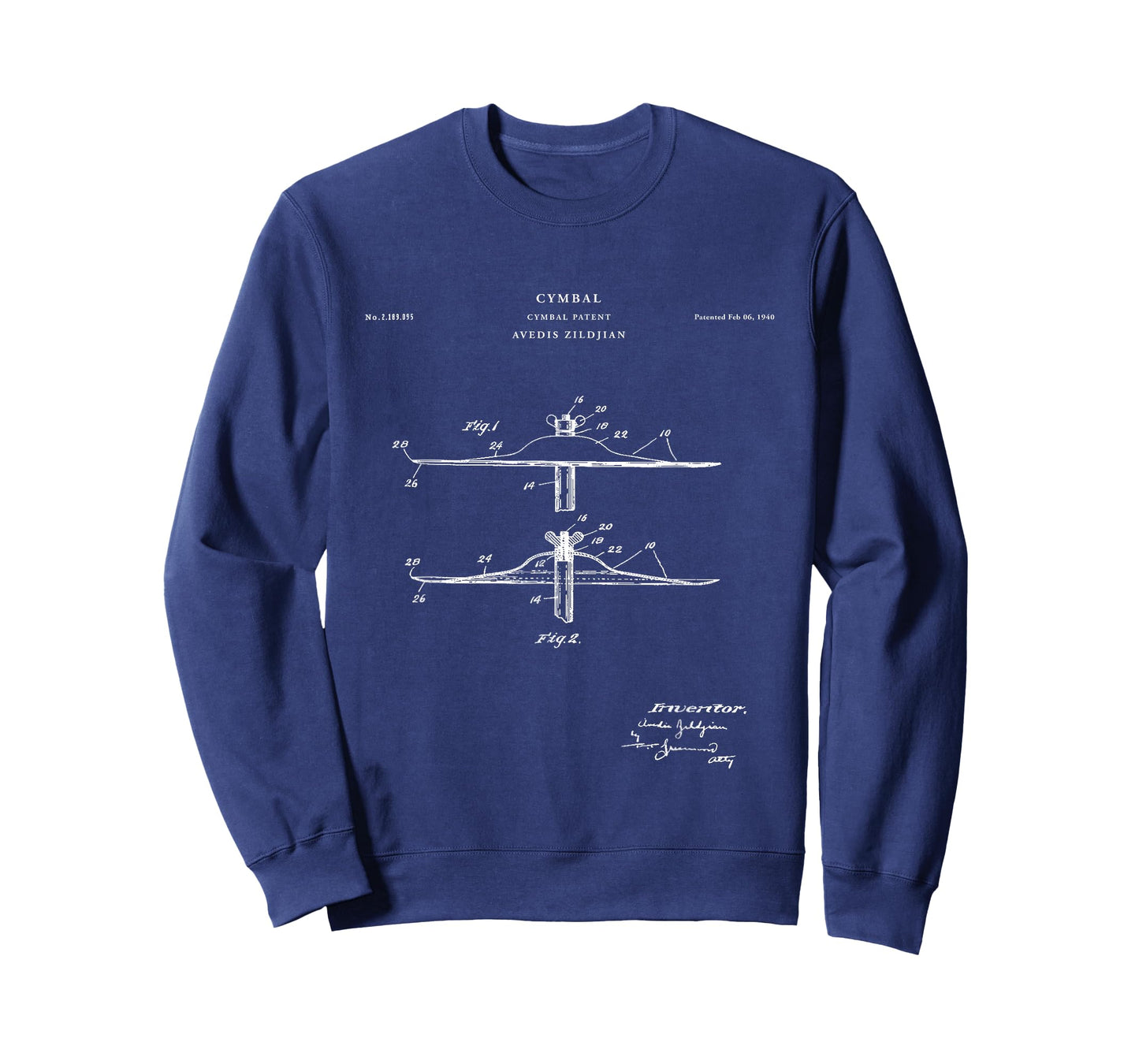 Cymbal Patent - Musician T-Shirt