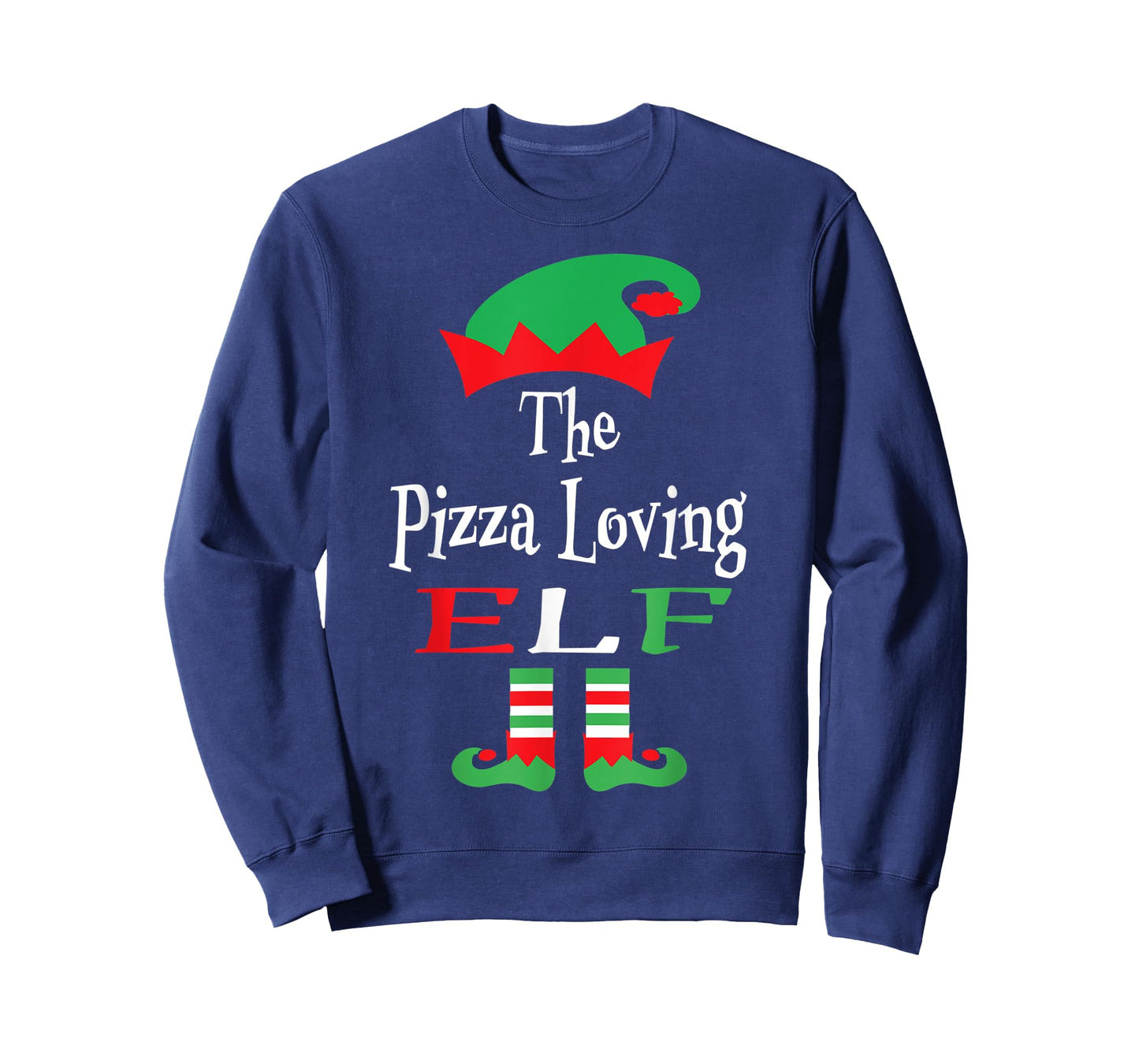 Christmas Funny The Pizza Loving Elf Shirt Youth Teens Gift T-Shirt